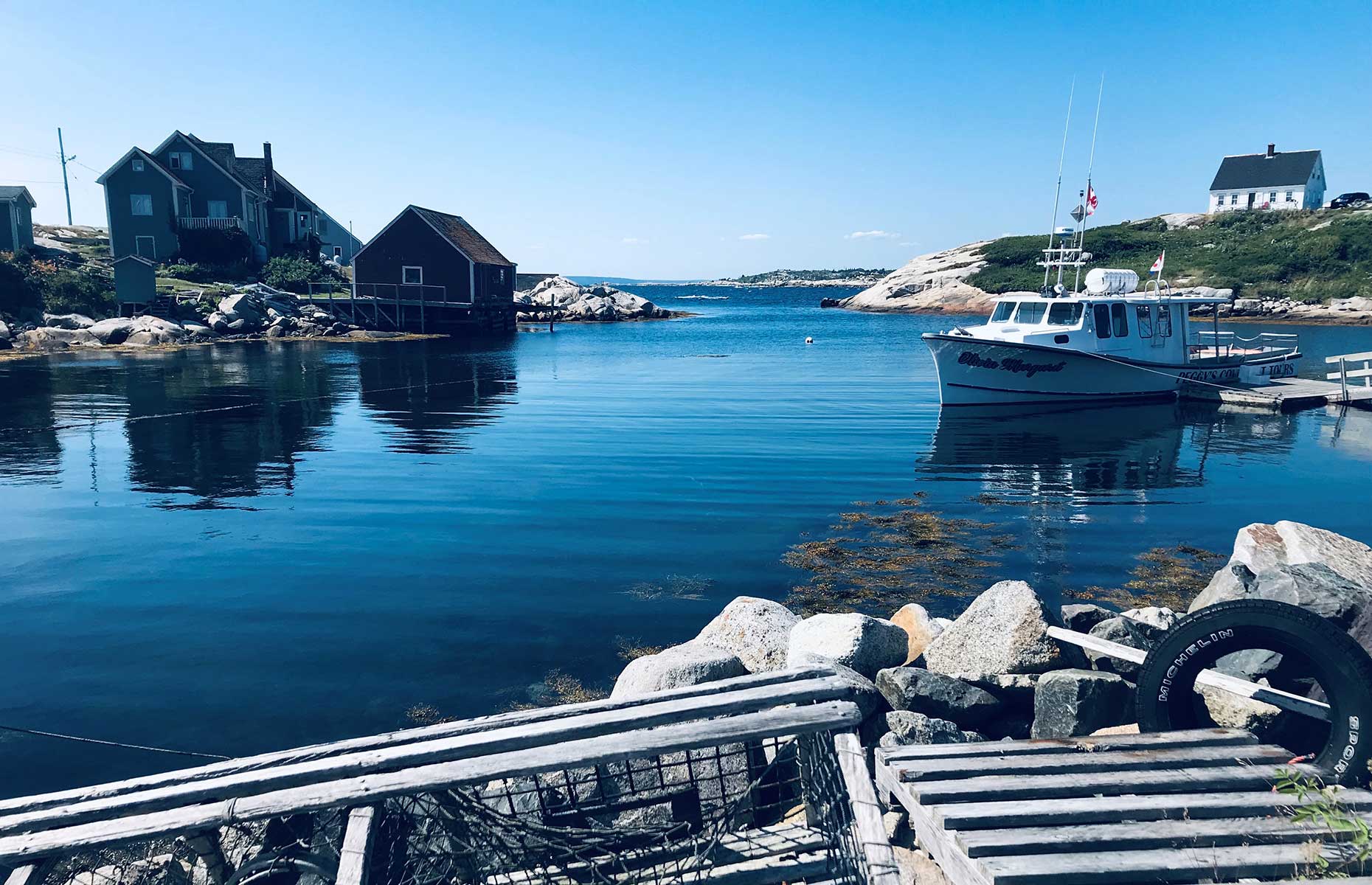 Peggy's Cove, is a working fishing village in Nova Scotia (Image: Laura Jackson)