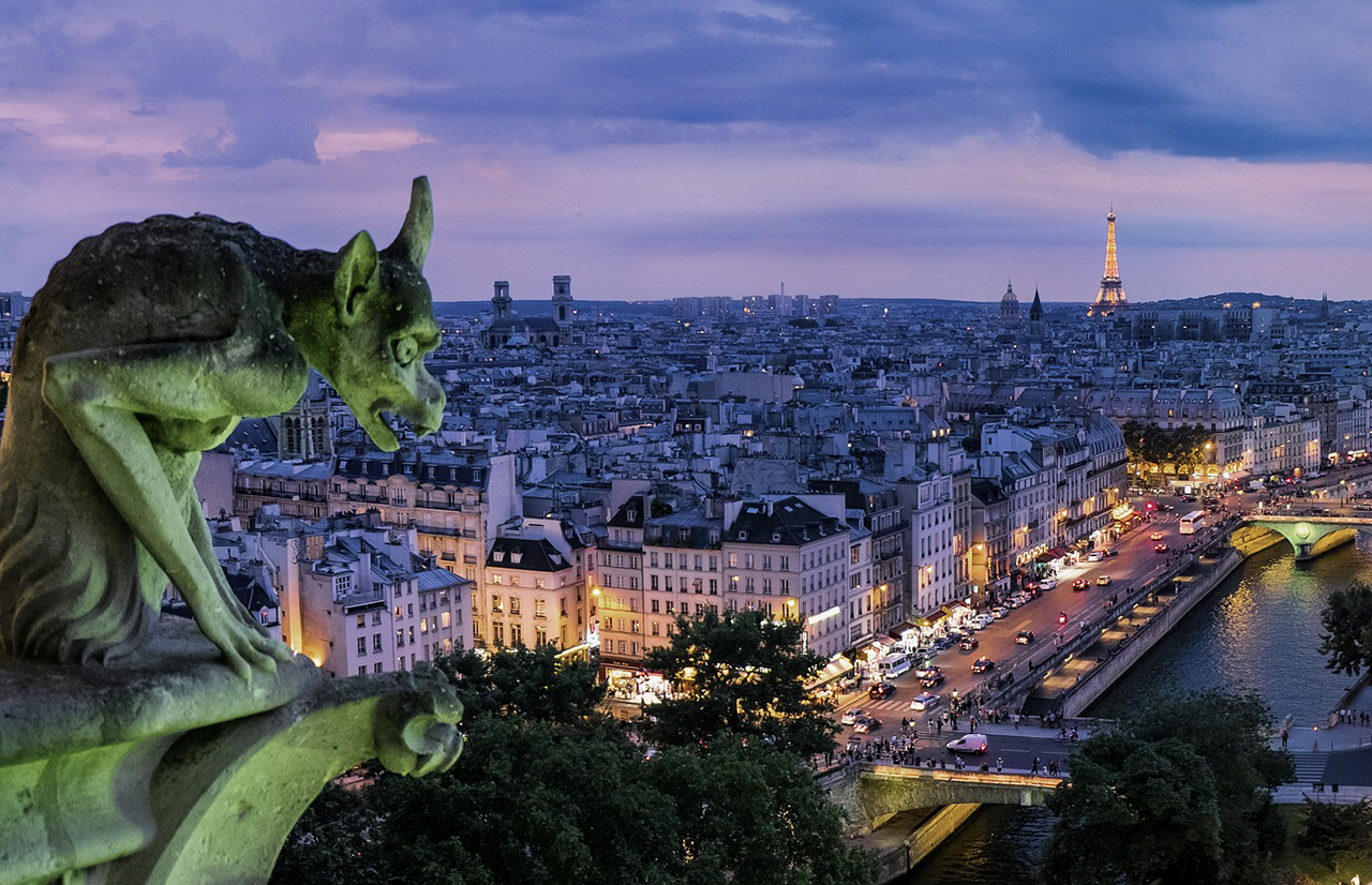 Paris, gargoyle, Francce