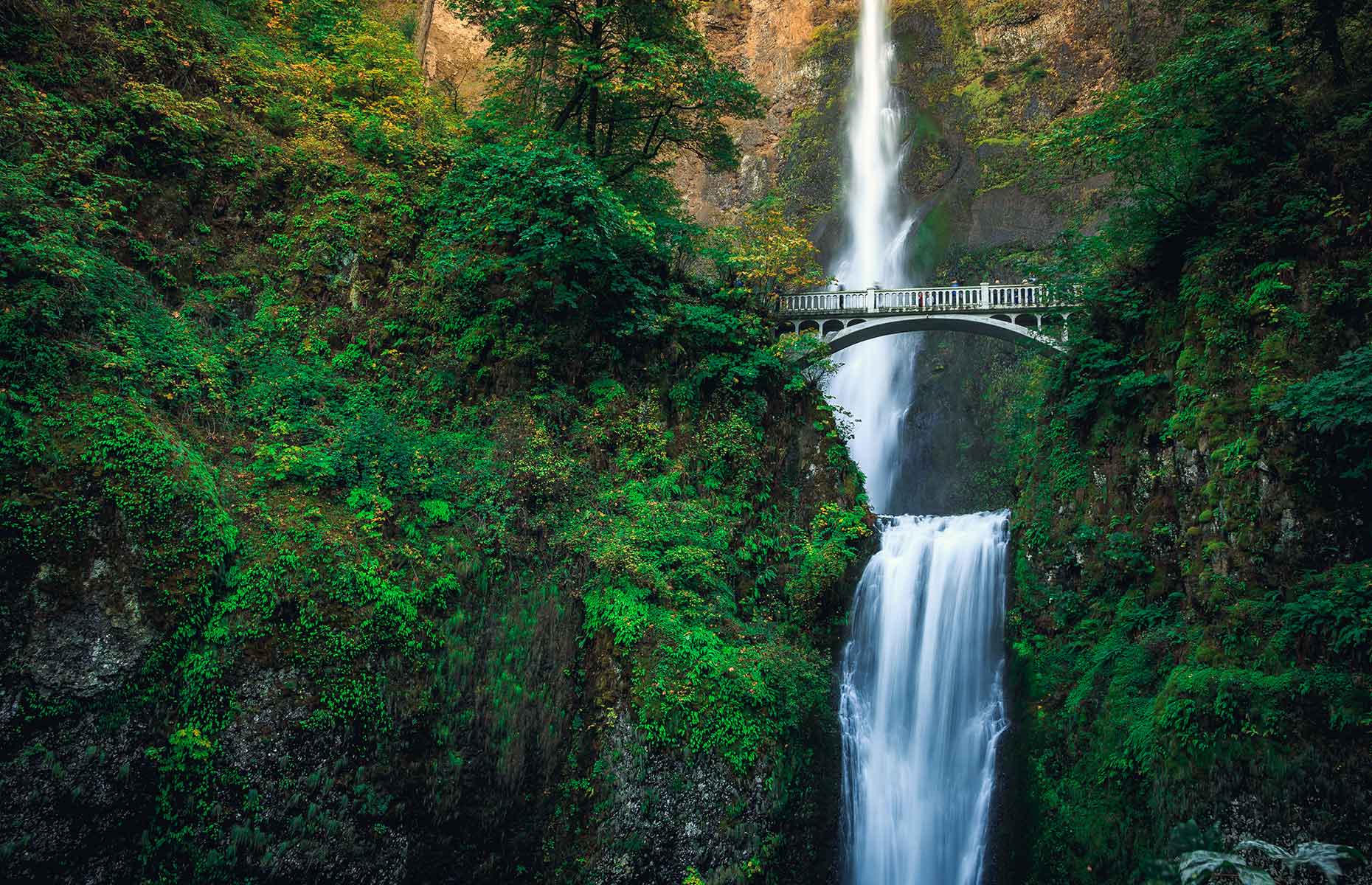 Multnomah Falls, near Portland, Oregon (Image: Stephen Moehle/Shutterstock)