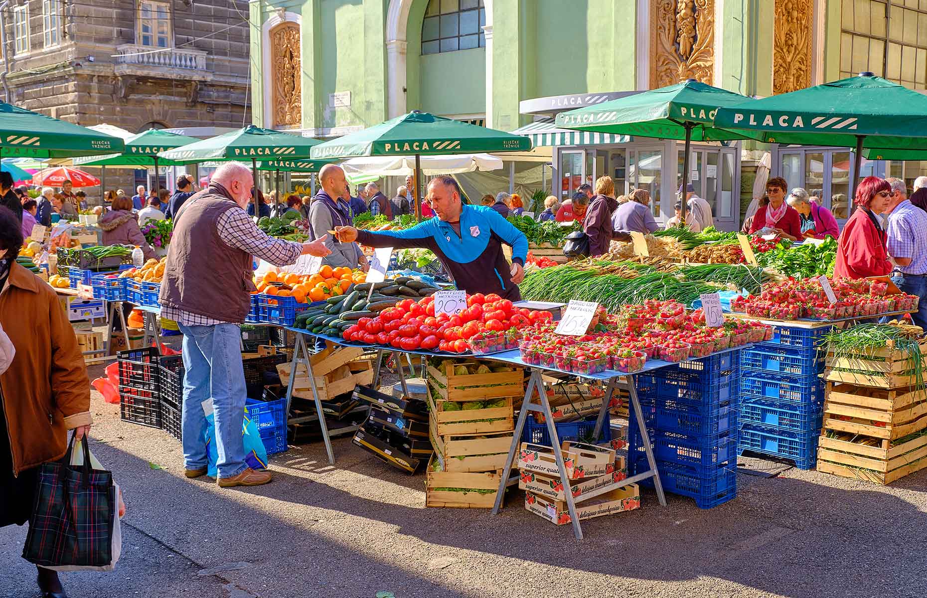 Market in Rijeka, Croatia (Image: meandering images/Shutterstock)