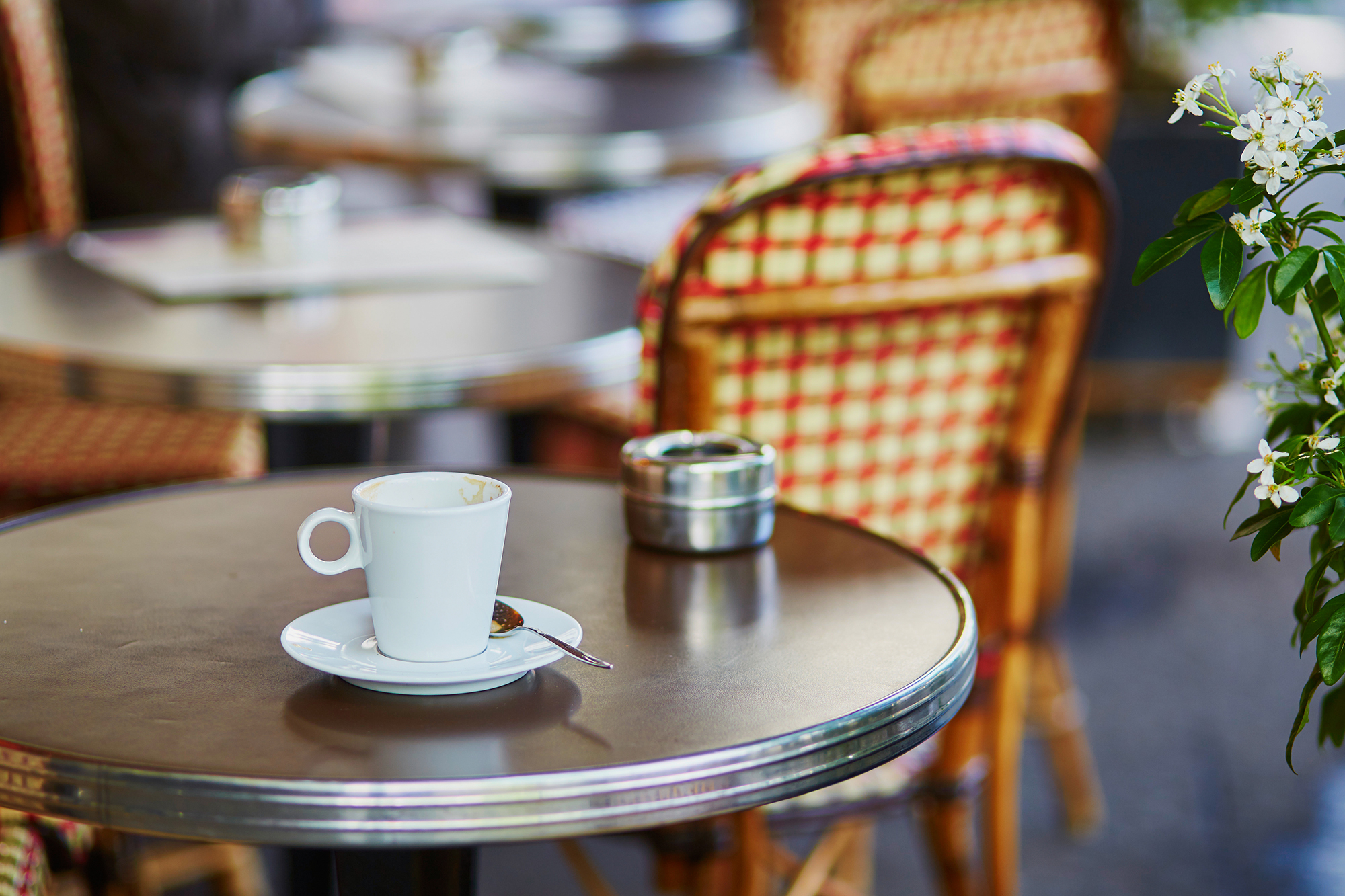 Coffee at Parisian cafe