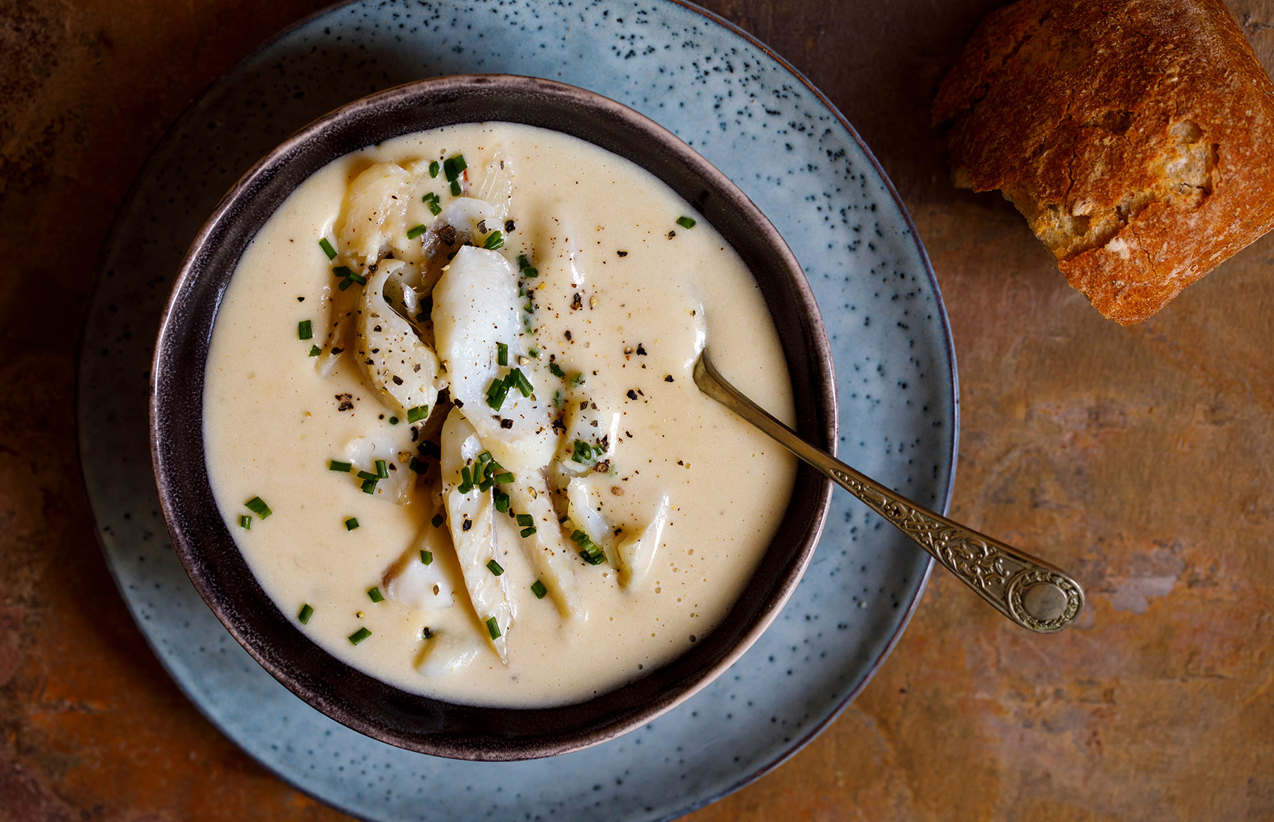 Cullen skink soup or smoked fish chowder (Image: Magdanatka/Shutterstock)