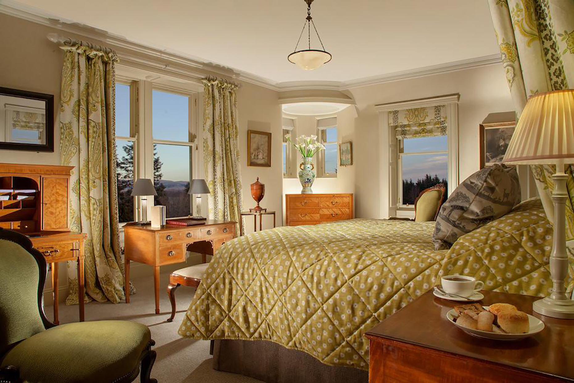 The Cromlix bedroom