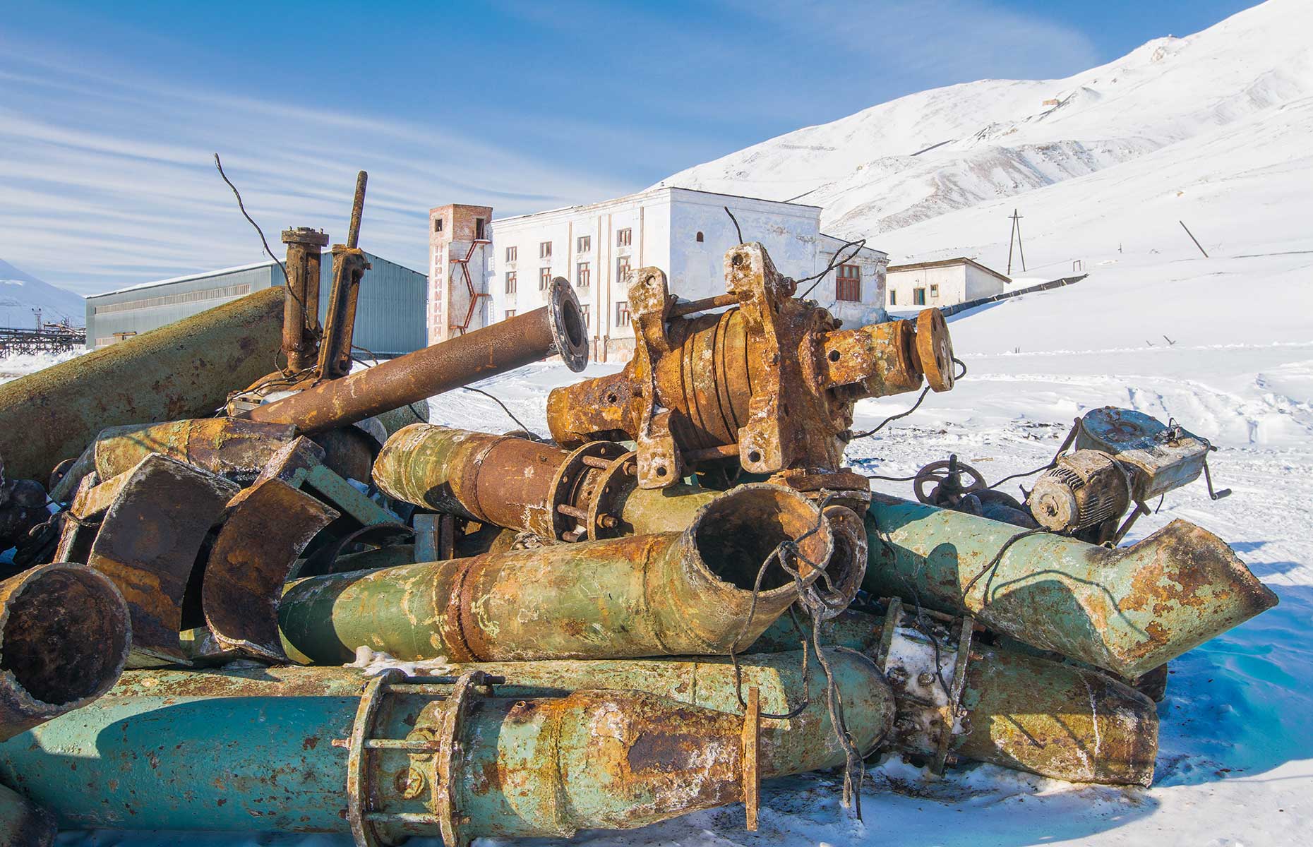 Pyramiden, an abandoned Russian town in Svalbard (Image: MP cz/Shutterstock)