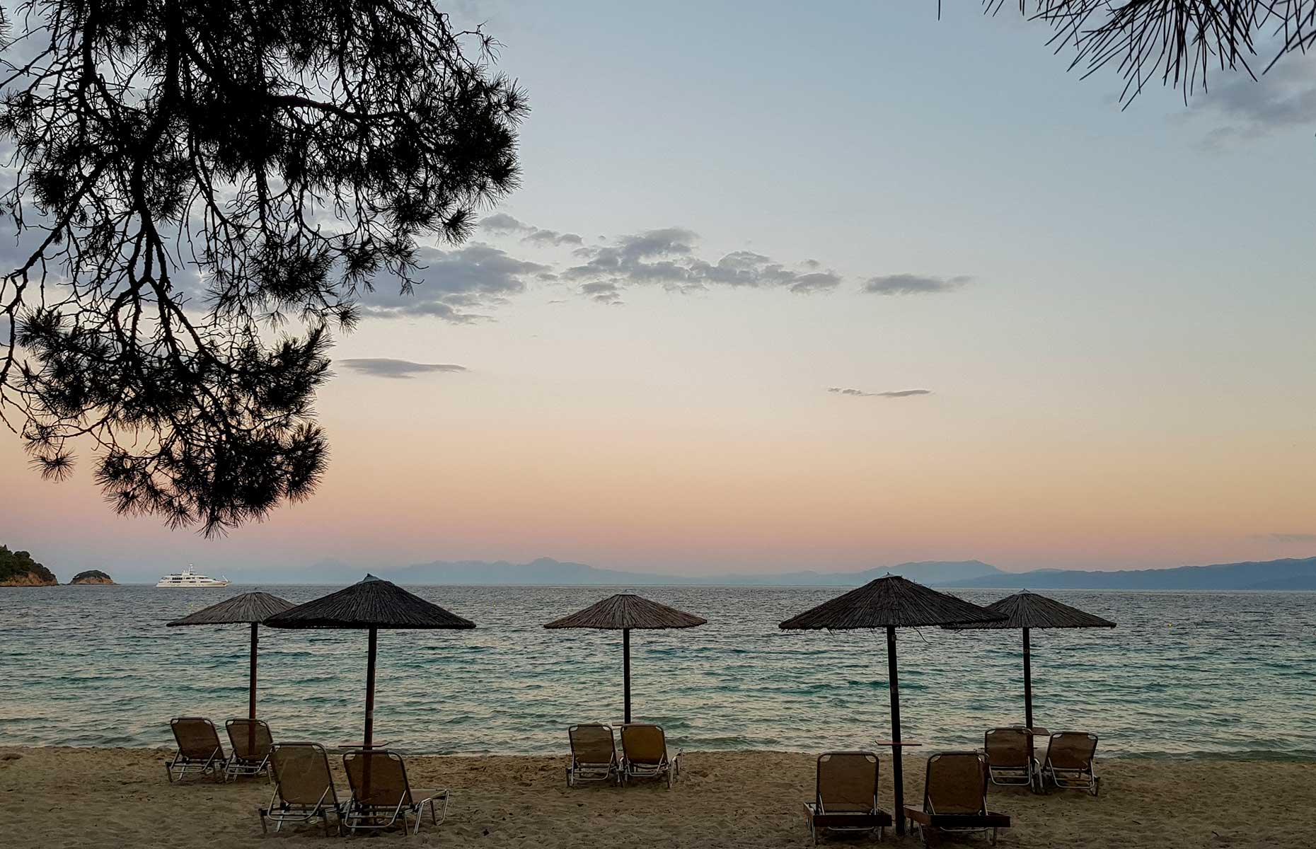 Koukounaries beach, Skiathos, Greece in June 2020. (Image: Athanasios Gioumpasis/Getty Images)