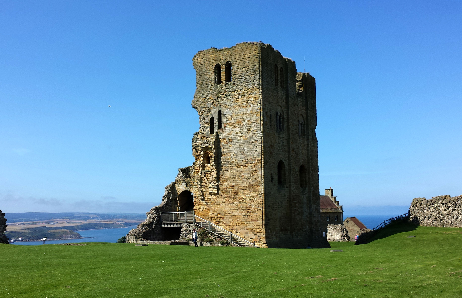 famous castle on the coast