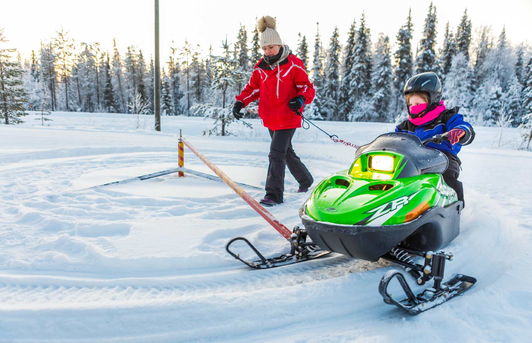 Snowmobile in Lapland (Image courtesy of Canterbury Travel)