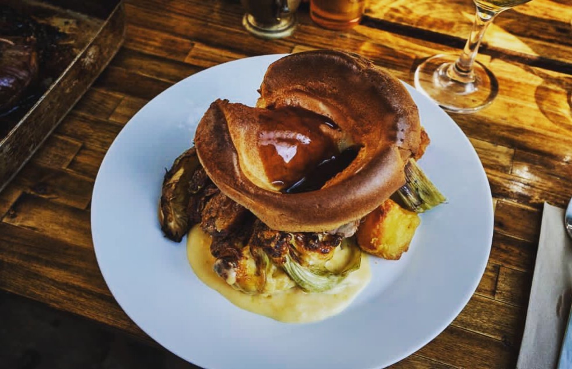 A roast at the George and Heart (Image: The George and Heart/Facebook)