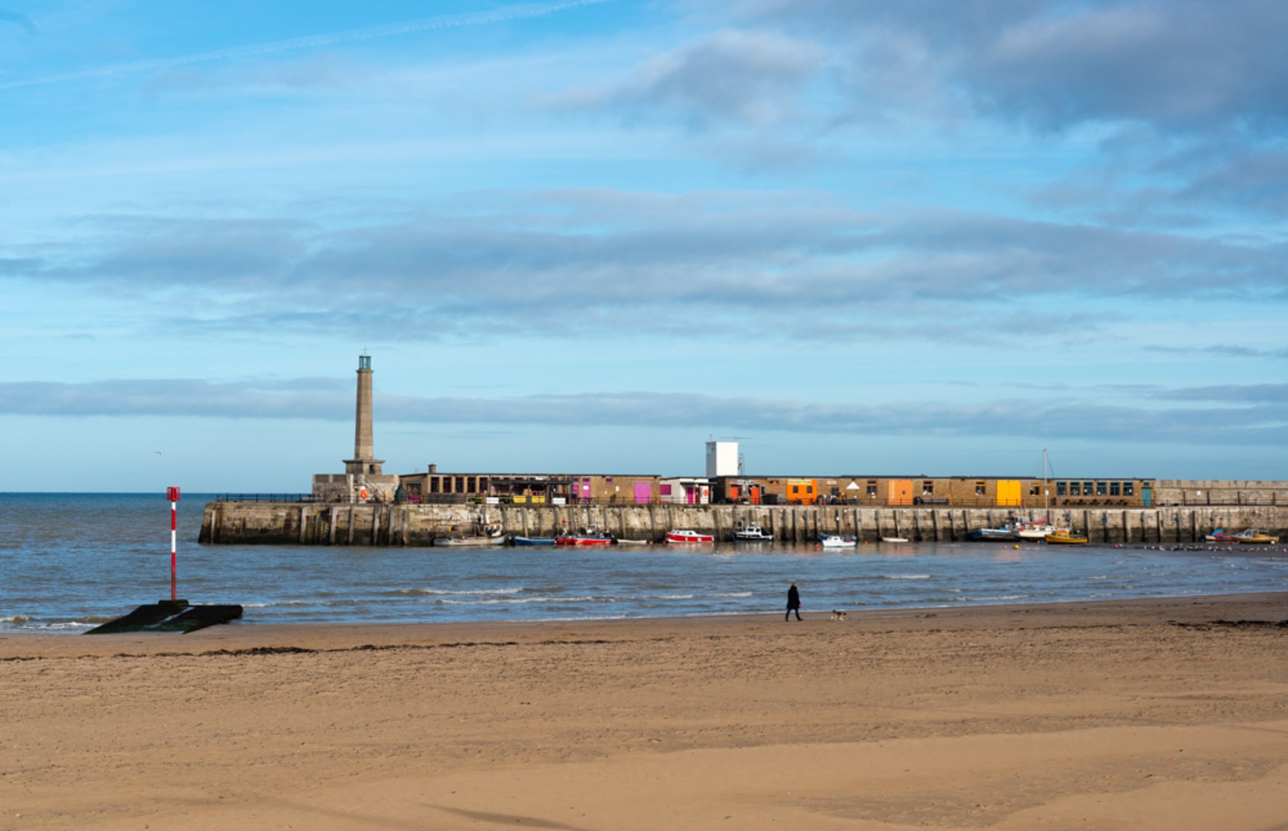 Lighthouse in Margate harbour (Image: Diana Jarvis)