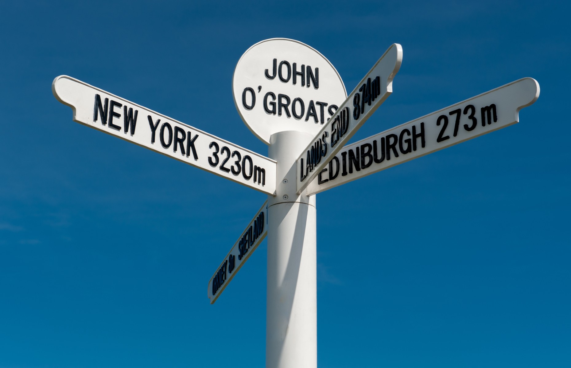 John O'Groats signpost (Image: mountaintreks/Shutterstock)