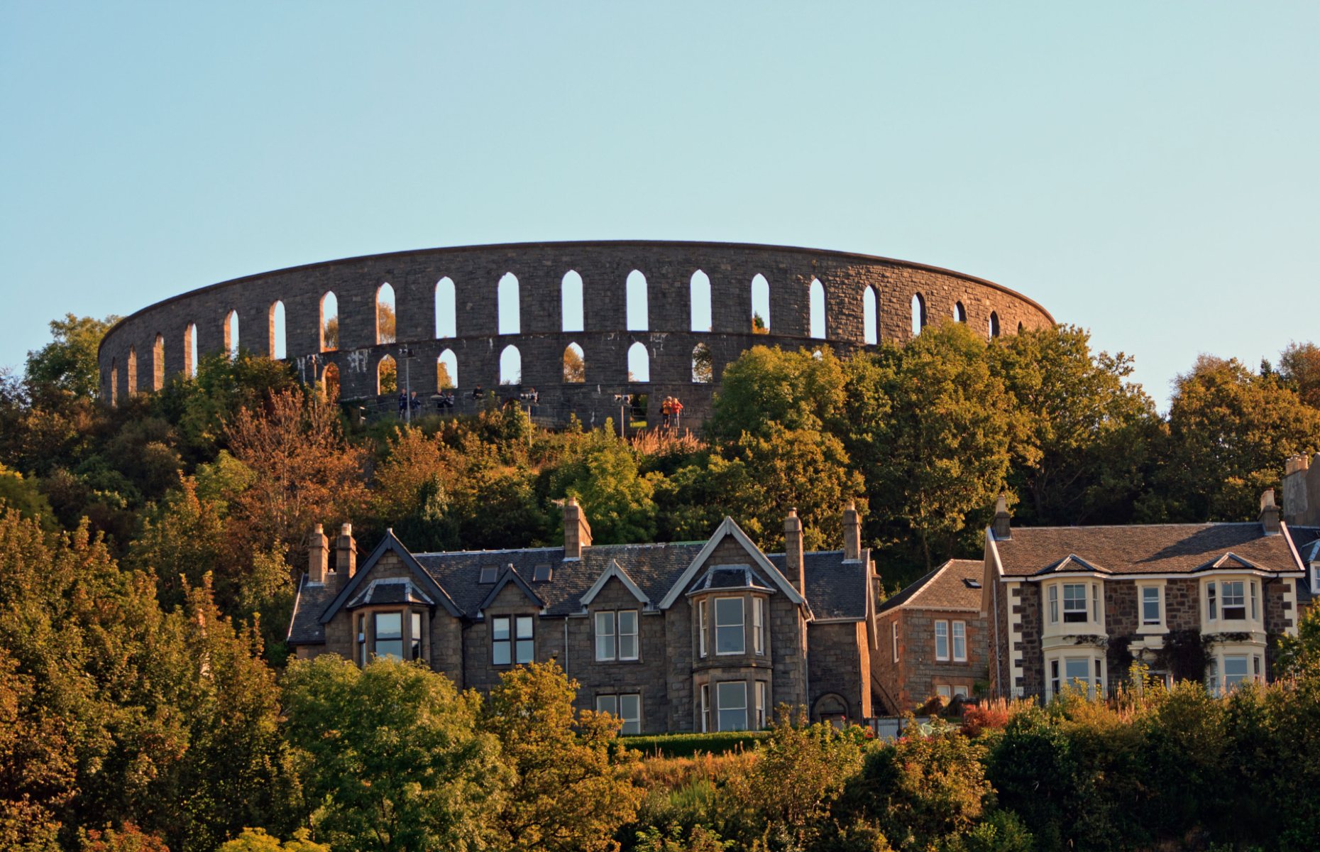 McCaig's Tower at sunset (Image: James Thomson/Alamy)