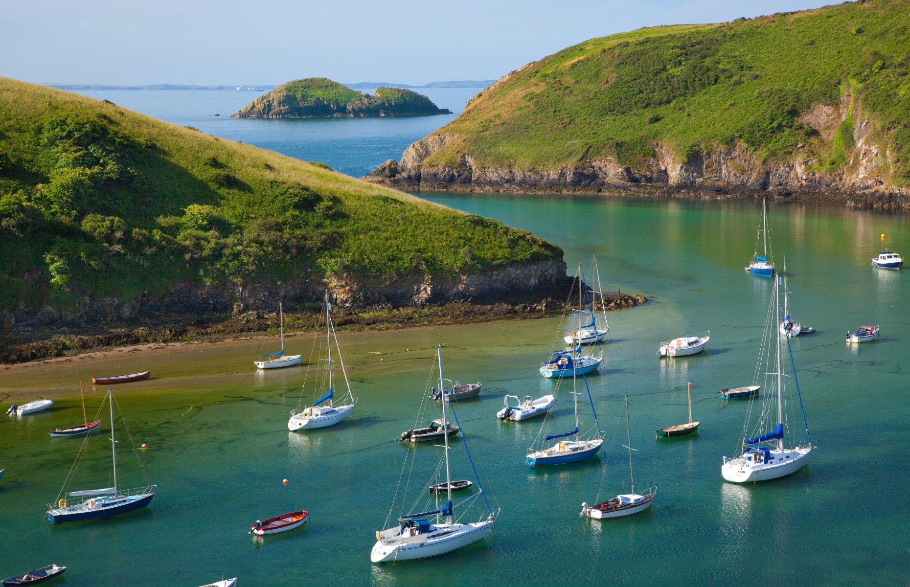 Solva with boats bobbing in the harbour (Image: Billy Stock/Shutterstock)