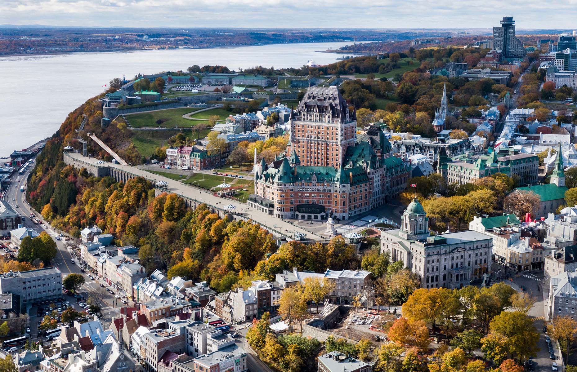 Quebec City from above (Image: R. M. Nunes/Alamy)