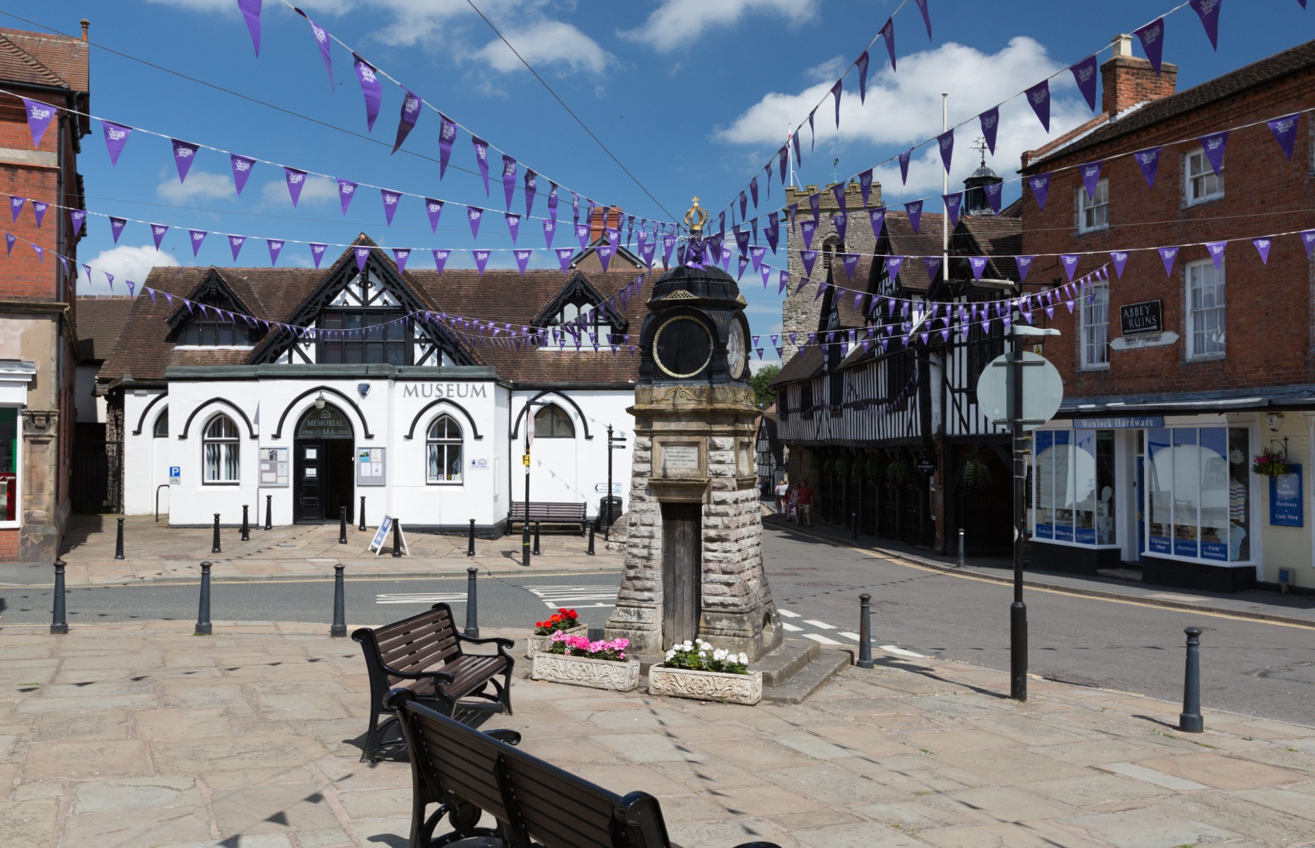 Much Wenlock town square (Image: Jo Jones/Shutterstock)