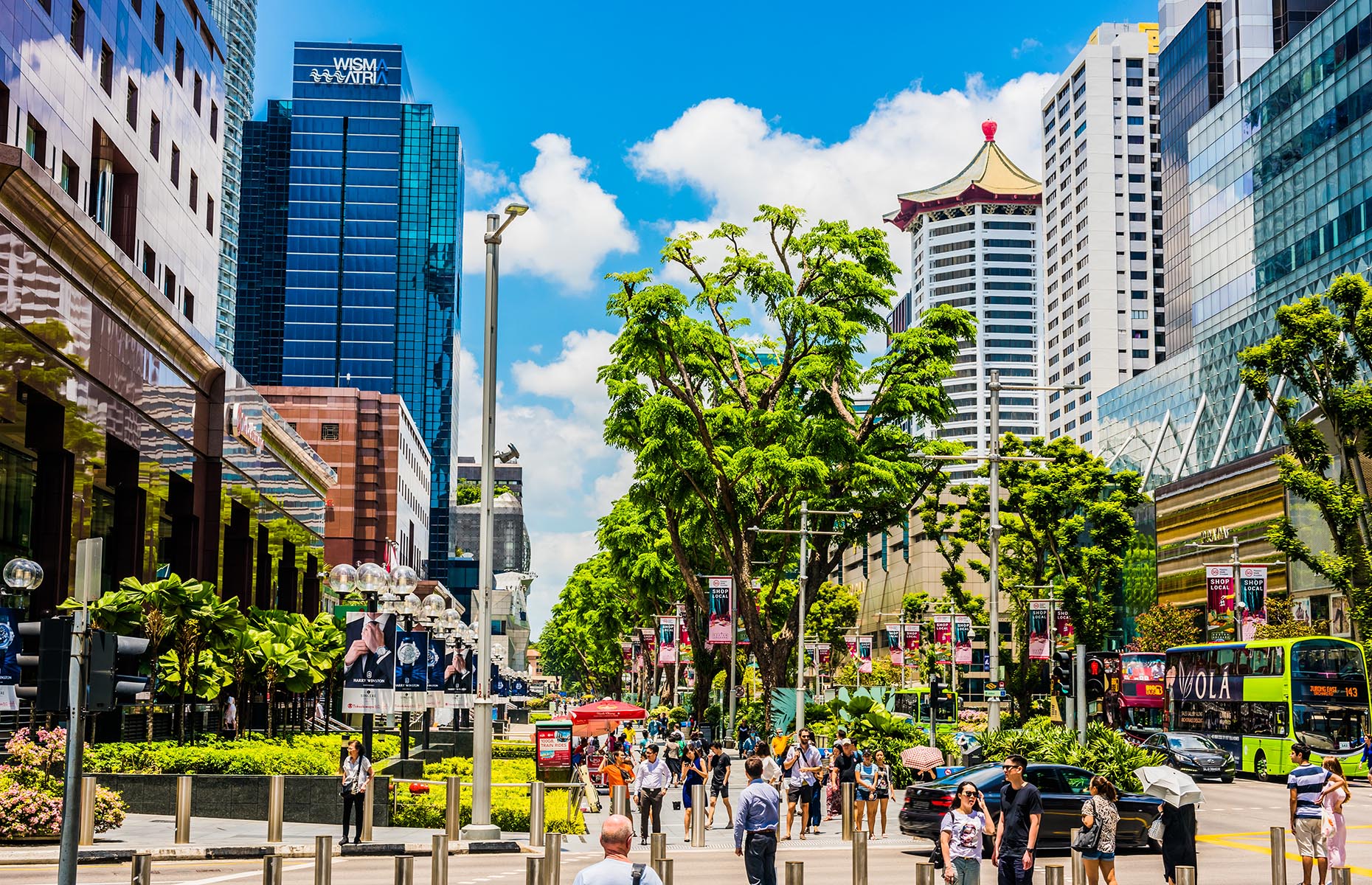 Orchard Road, the busy shopping district in Singapore (Image: monticello/Shutterstock)
