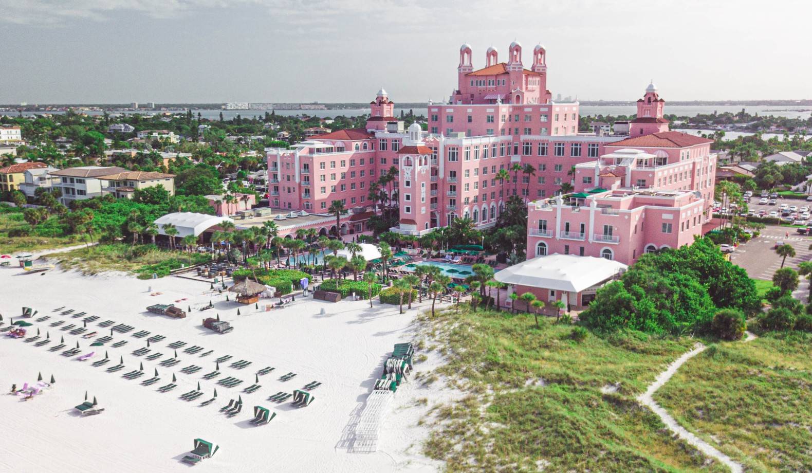 The Don CeSar hotel from above (Image: Courtesy of VisitStPeteClearwater.com)