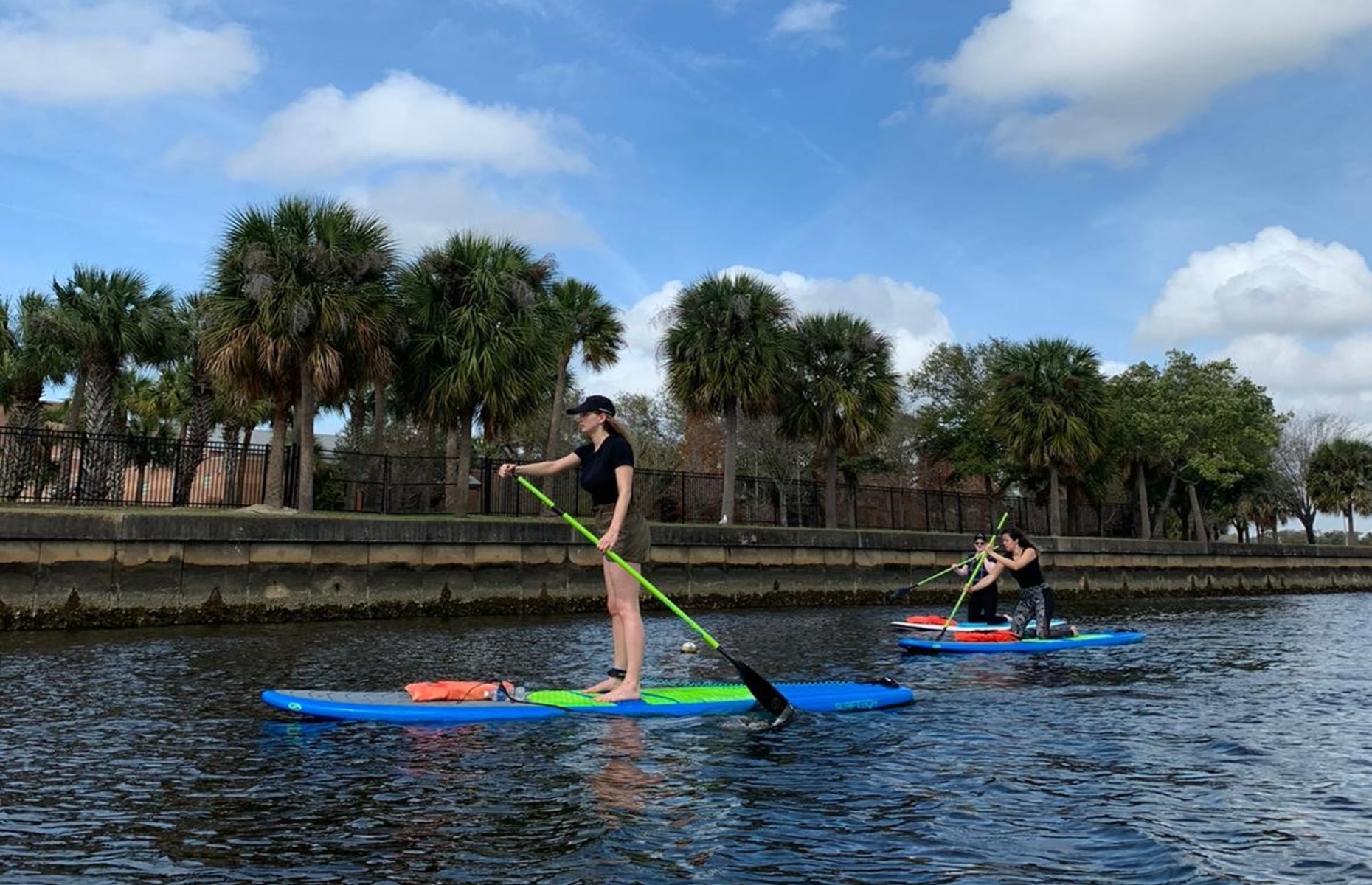 Standup Paddleboarding in Tampa City (Image: Hannah Mulvey)