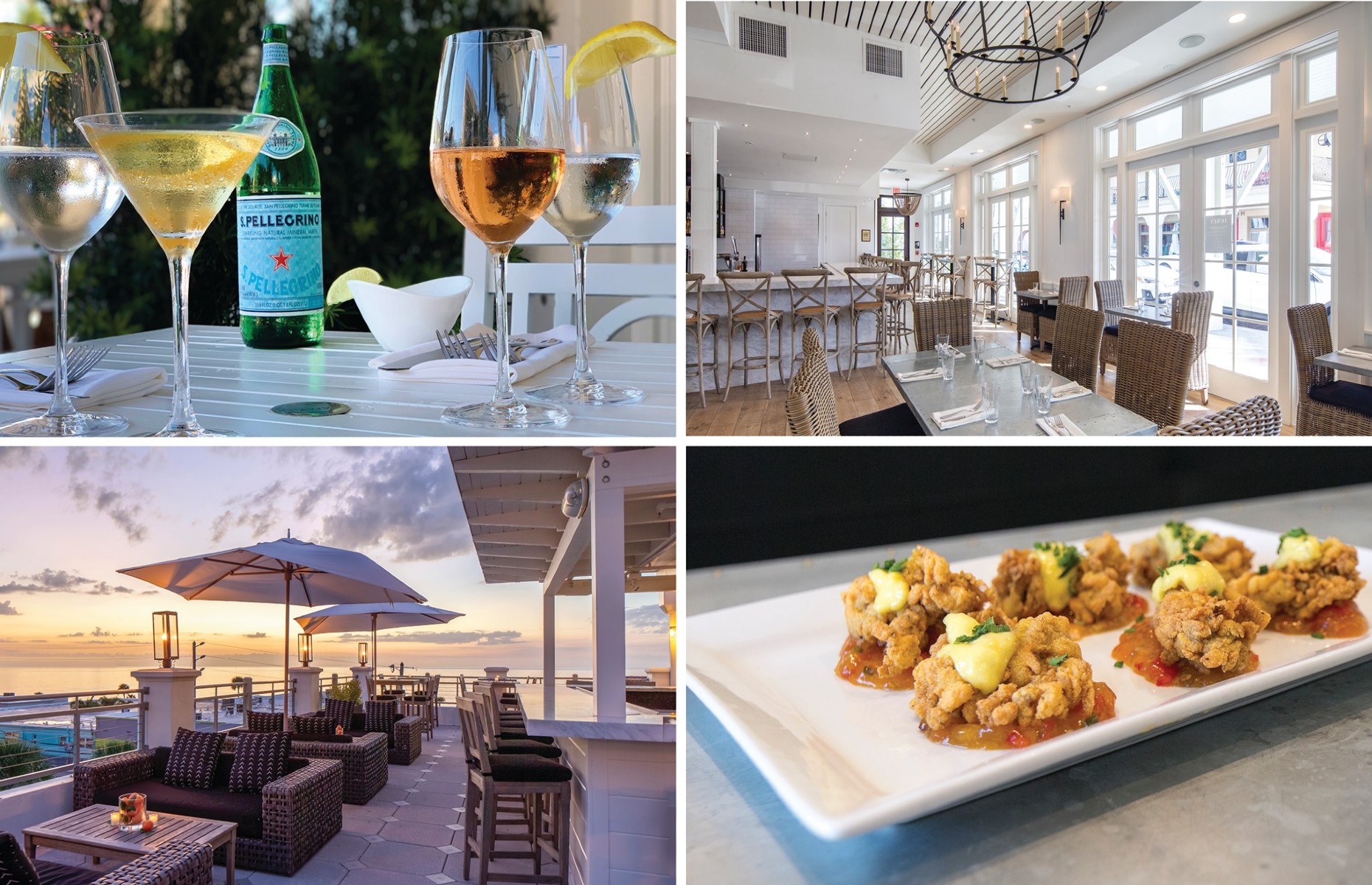 The Dewey rooftop featuring dishes and cocktails (Image: Berkeley Beach Club/Facebook)