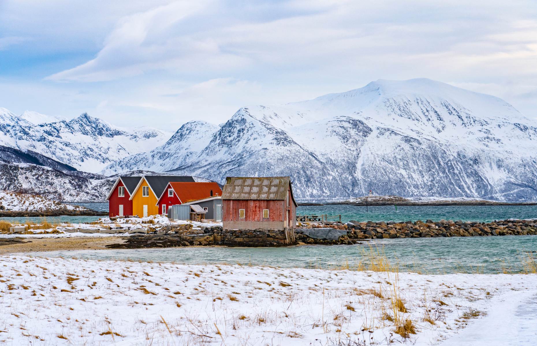 Sommaroy's colourful houses (Image: Umomos/Shutterstock)