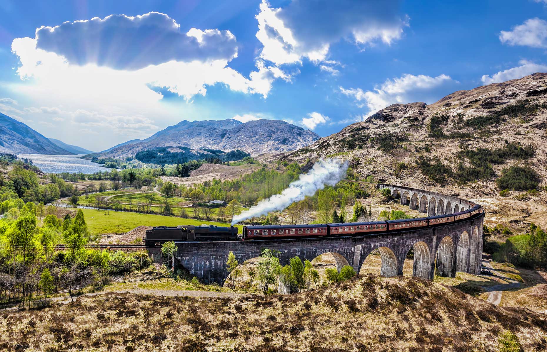 Glenfinnan Railway near Fort William Scotland (Image: Tomas Marek/Shutterstock)