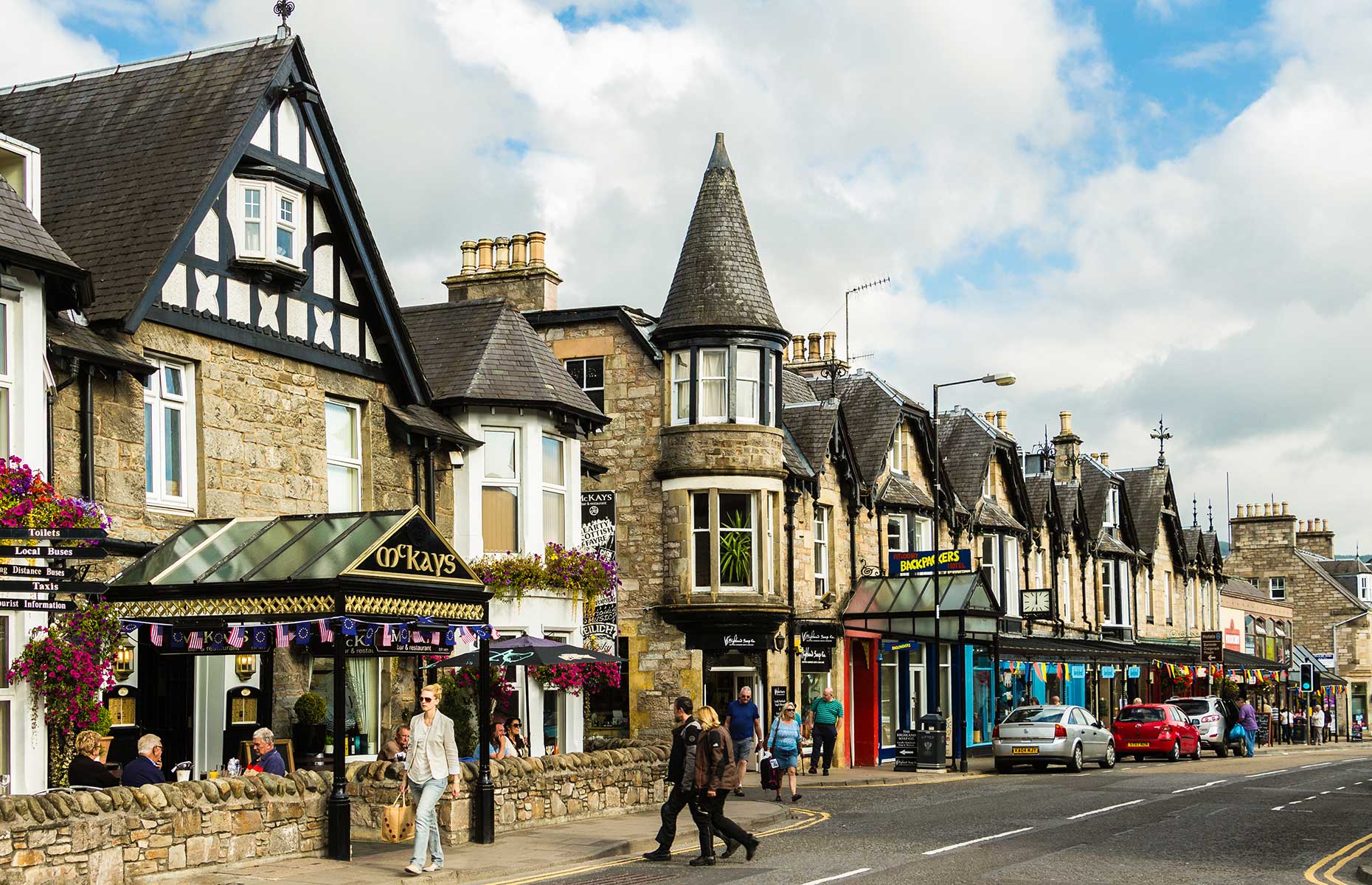 Pitlochry in Perthshire Scotland (Image: lowsun/Shutterstock)
