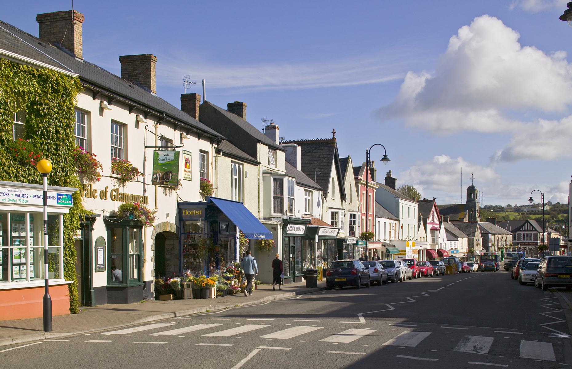 Cowbridge High Street (Image: Visit the Vale)