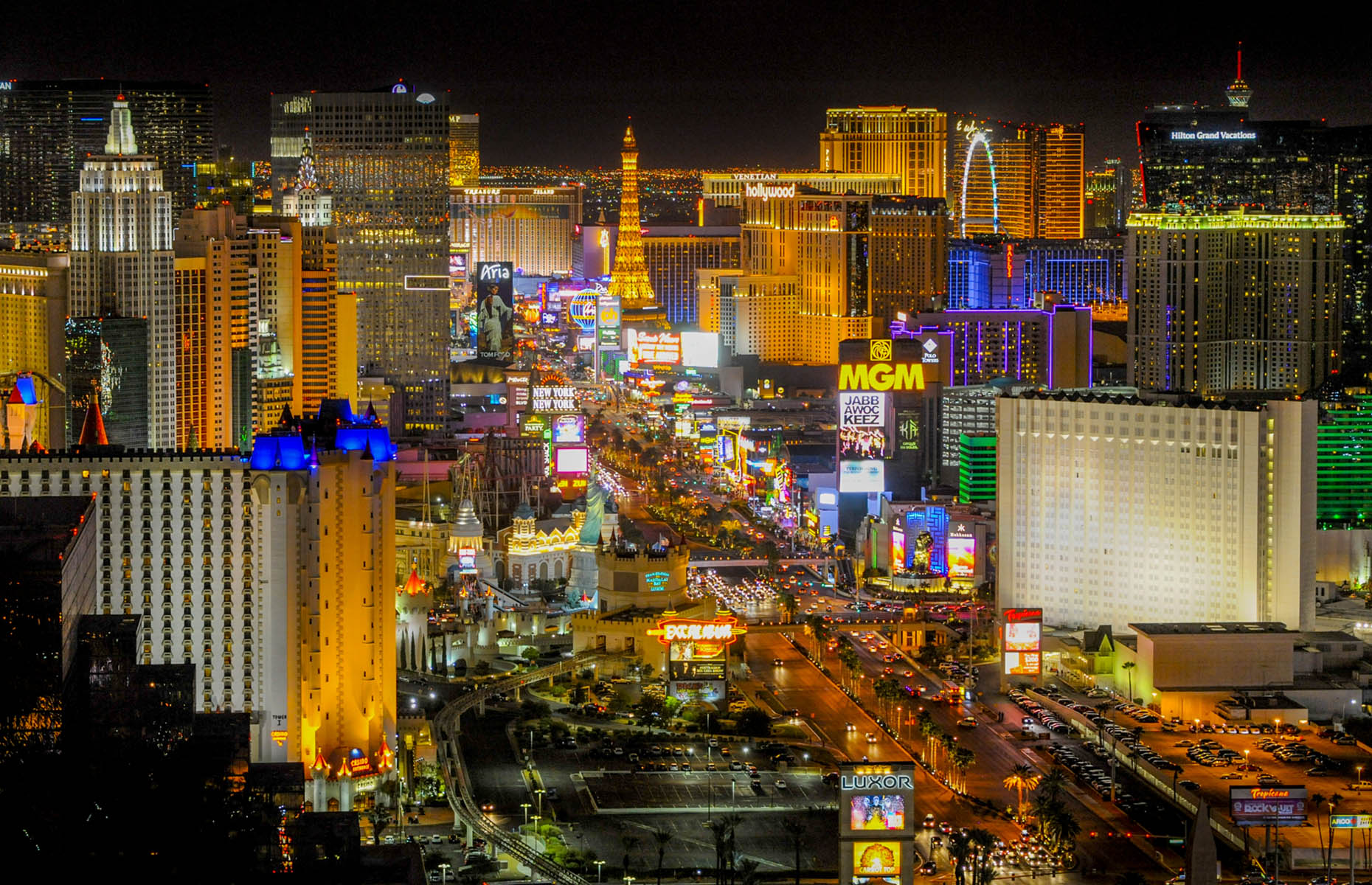 The Strip (Image: Mark Damon/Las Vegas News Bureau)