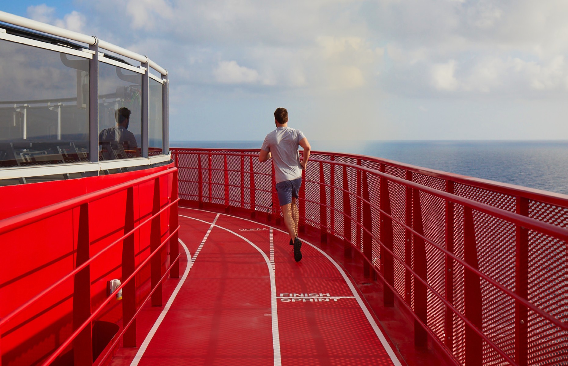 Running circuit onboard (Image: Virgin Voyages)