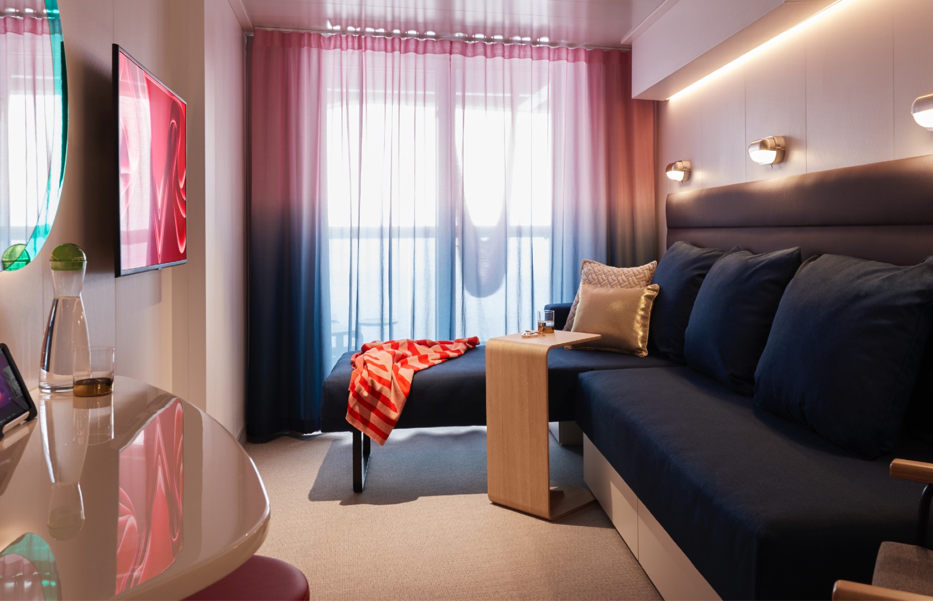 Sea Terrace room (Image: Virgin Voyages)