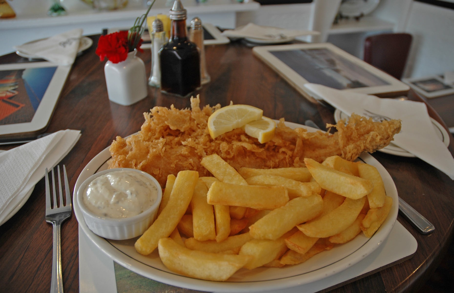 Fish and chips at the Magpie Cafe (Image: The Magpie Cafe/Facebook)