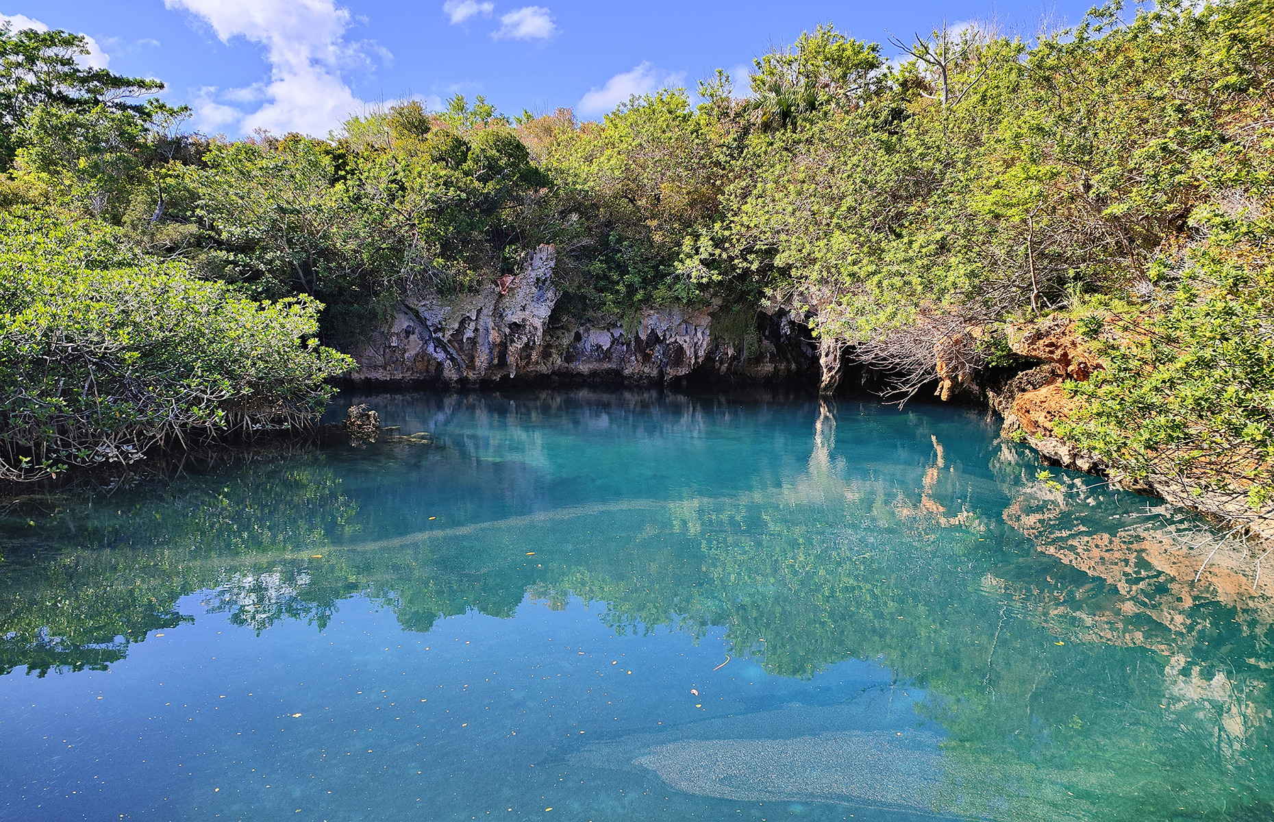 Blue Hole, Bermuda. (Image: James Draven)