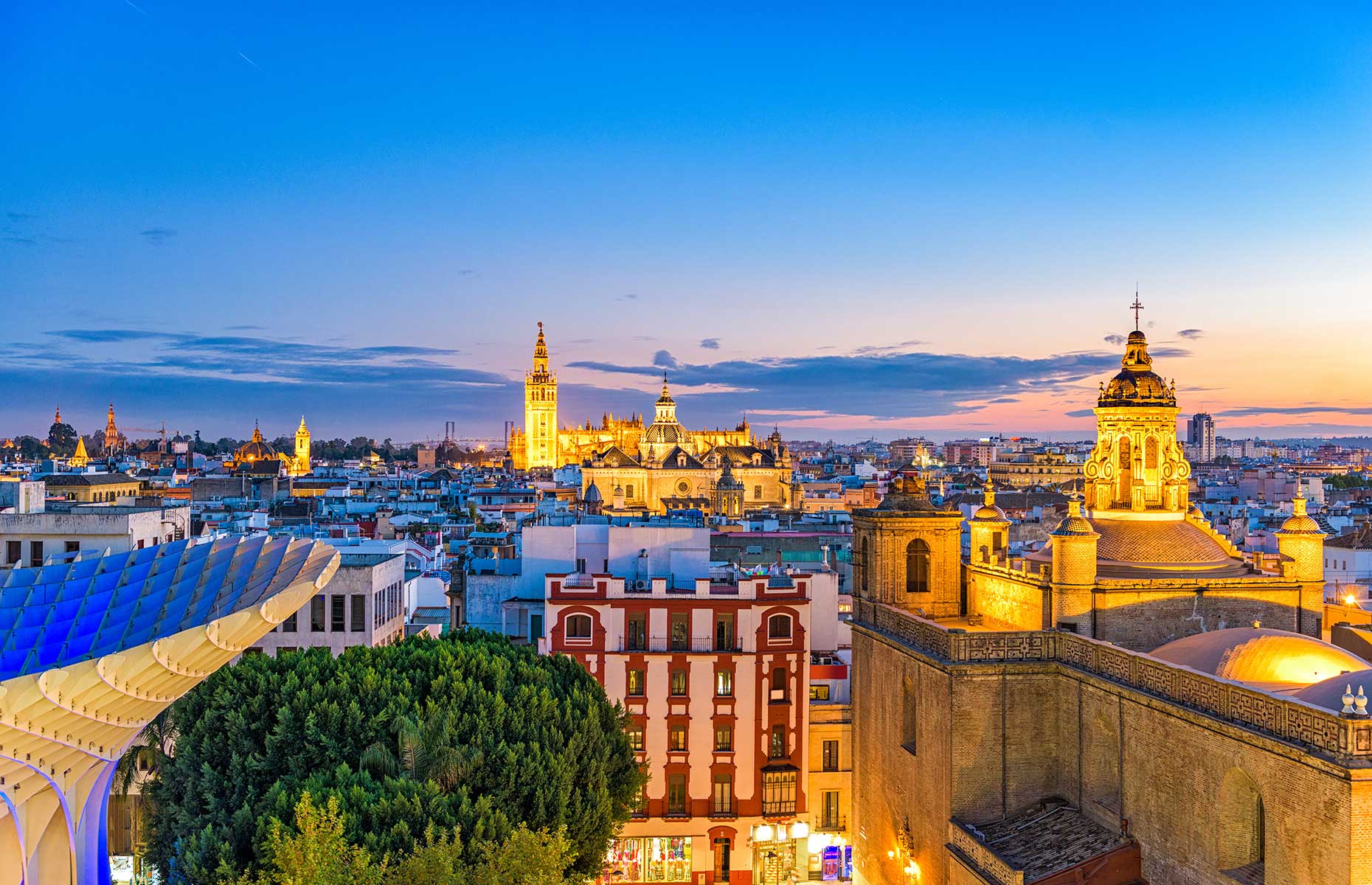 Seville skyline in Spain (Image: Sean Pavone/Shutterstock)