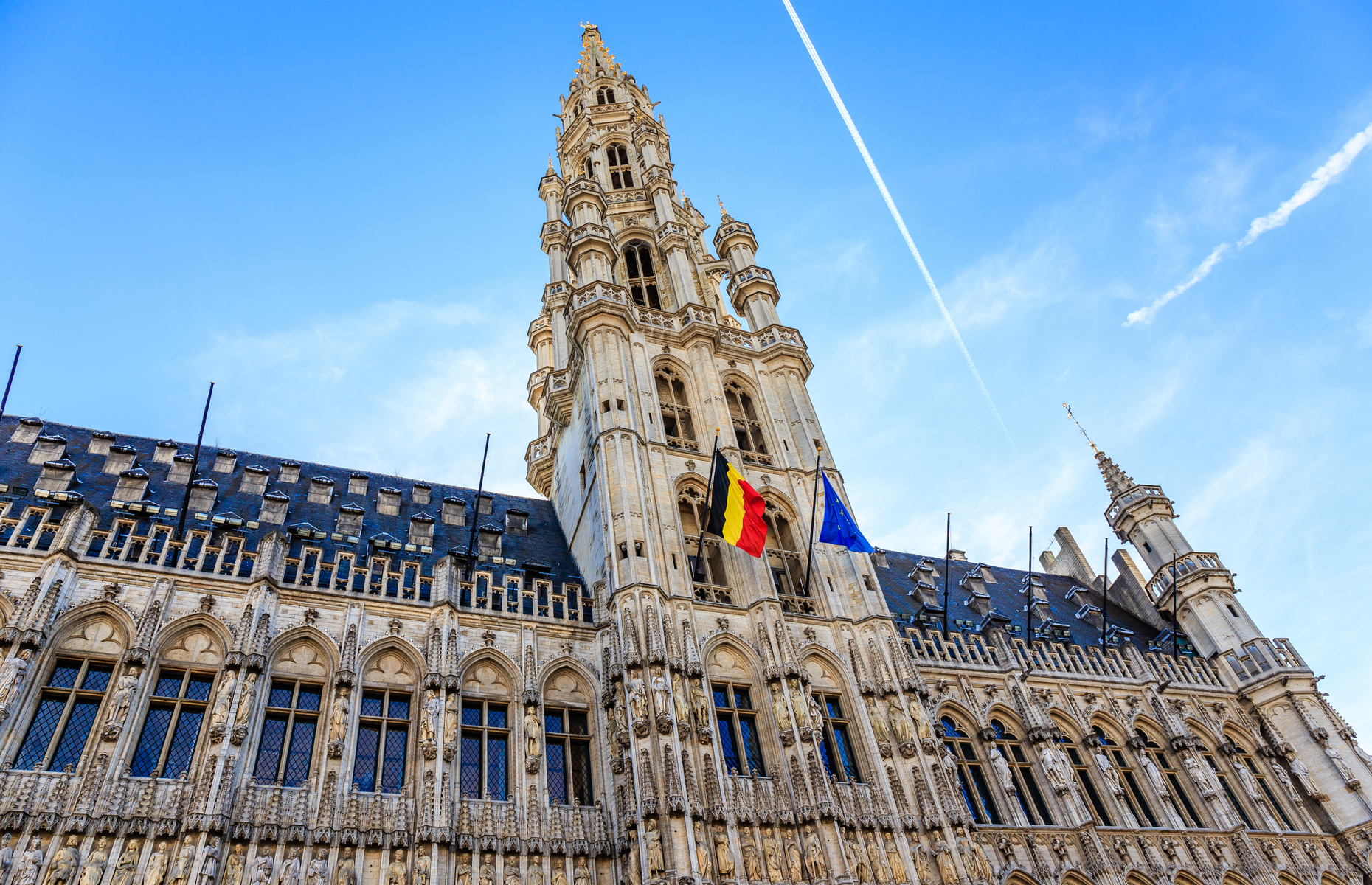 Neighbourhoods in Brussels Town Hall Grand-Place