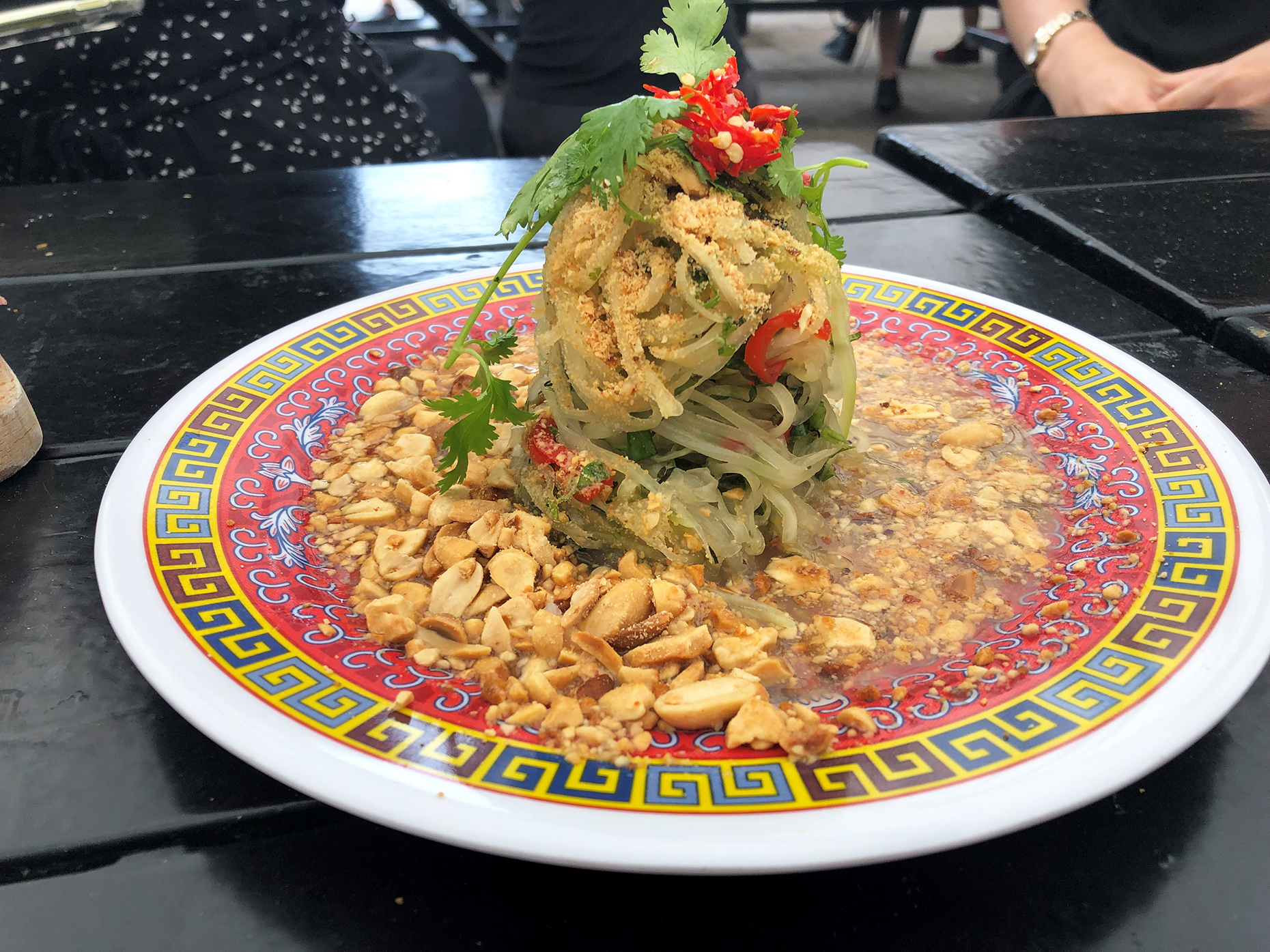 Papaya salad at Satay Brothers