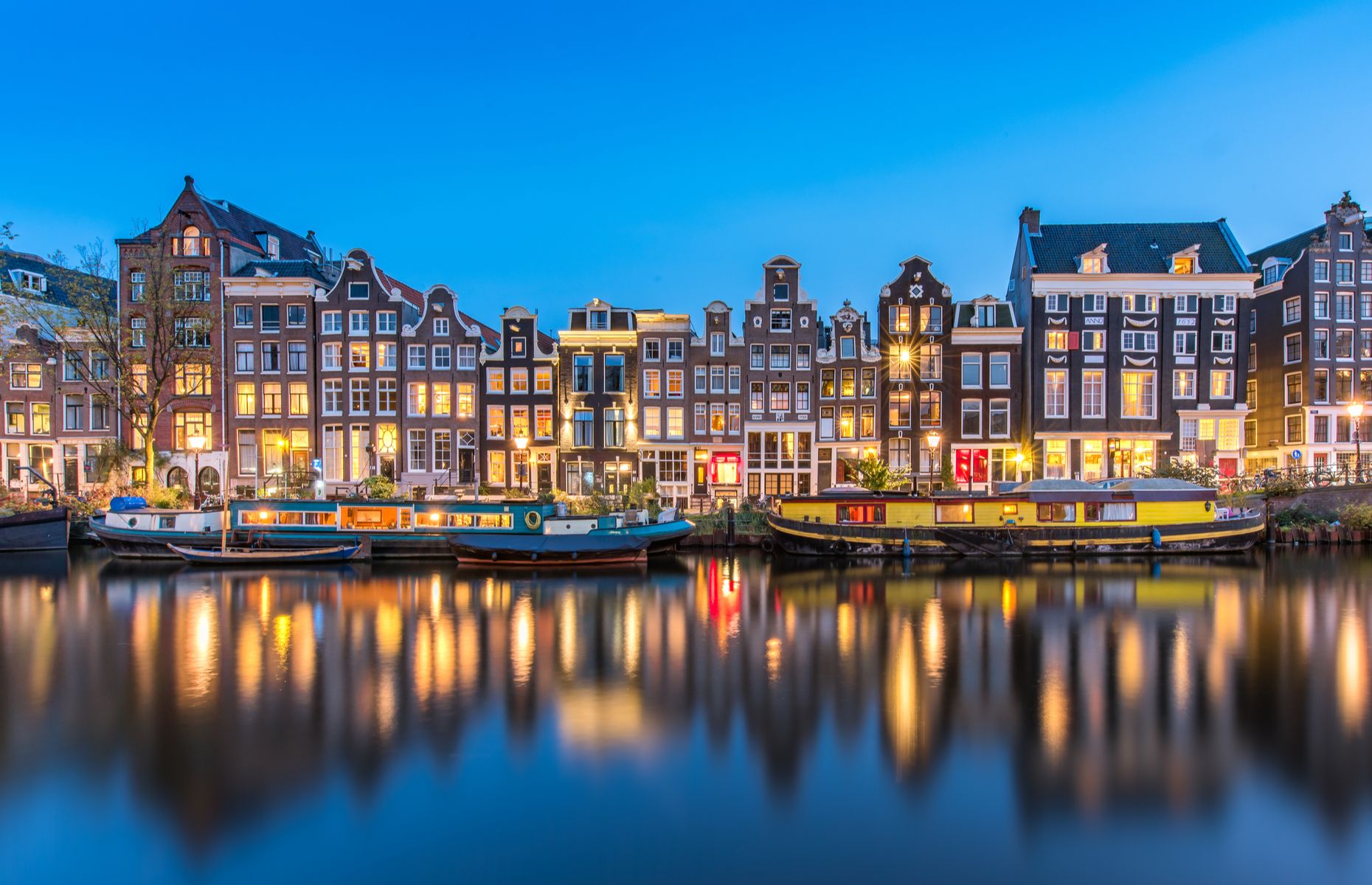 Canal in Amsterdam (image: Mr. Ngoway/Shutterstock)