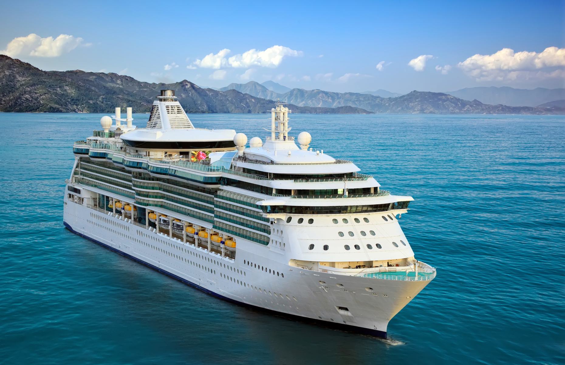 Cruise ship at sea (image: NAN728/Shutterstock)