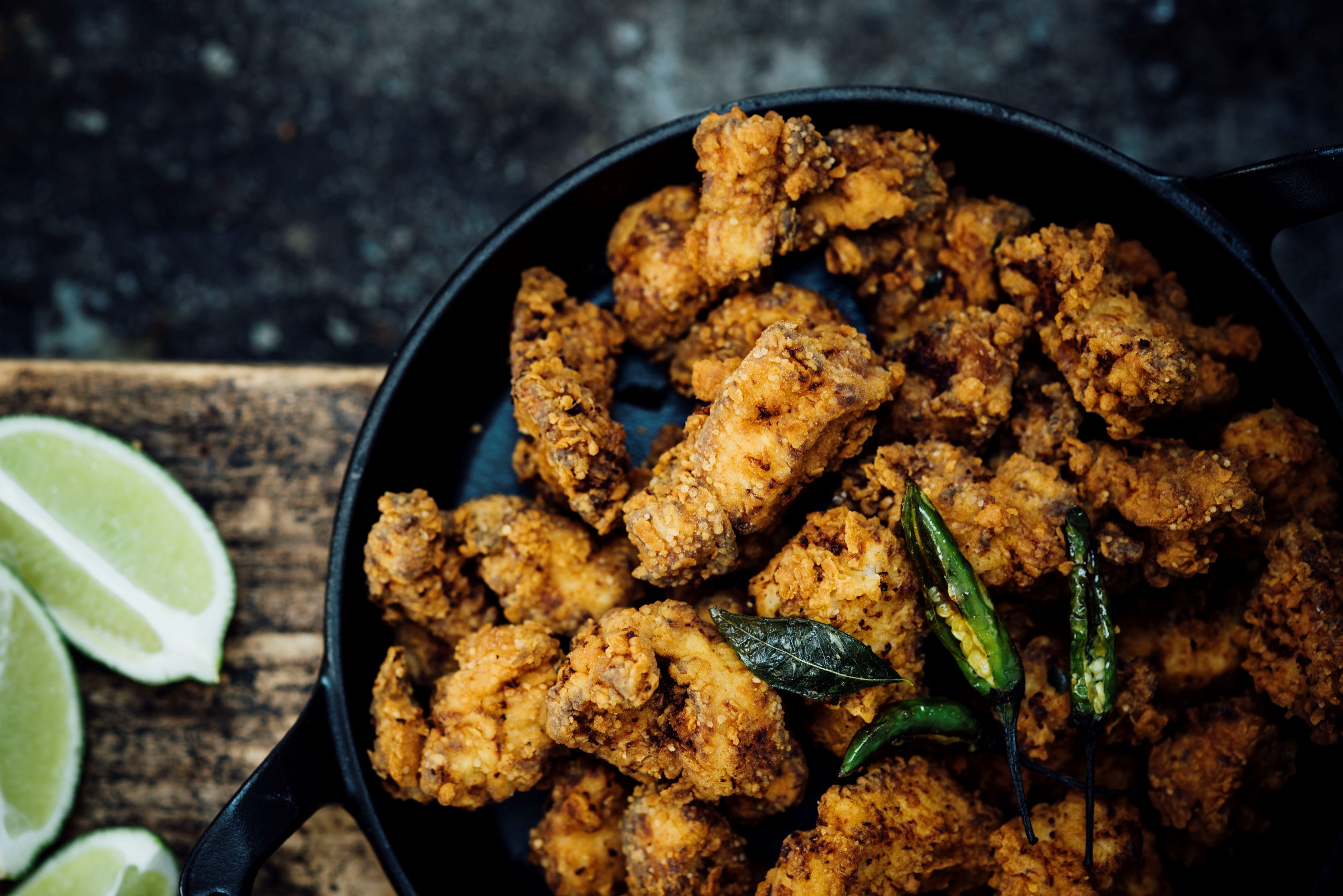 curry leaf popcorn chicken