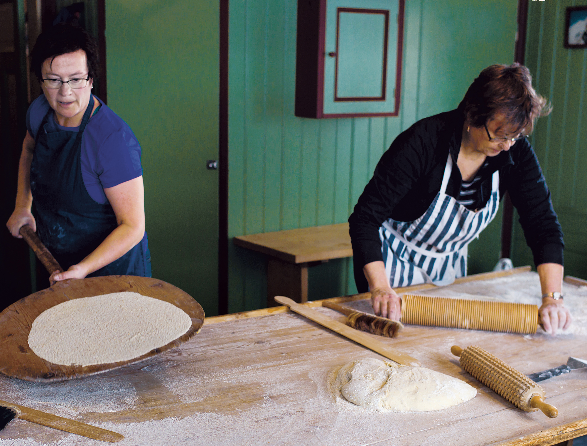 Women baking