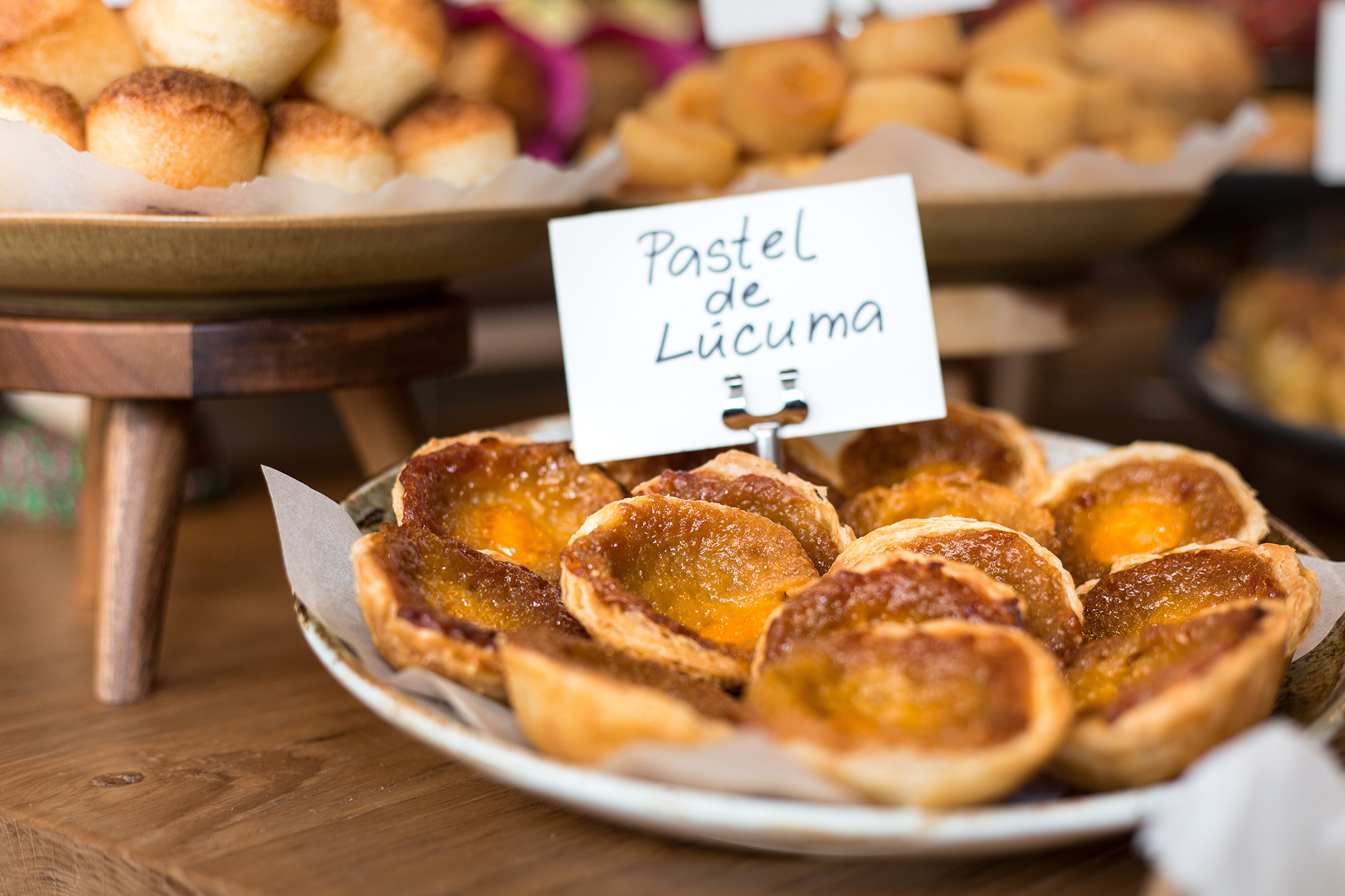 Pastel de lucuma