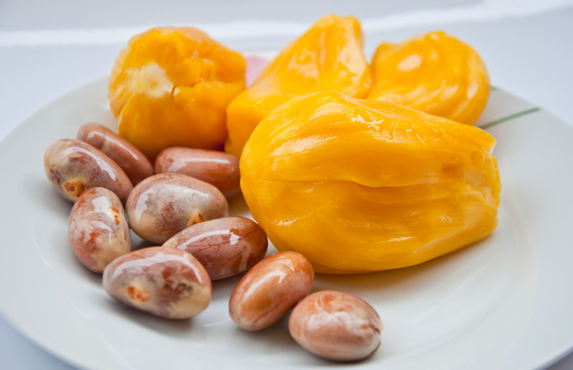 Jackfruit pods and seeds