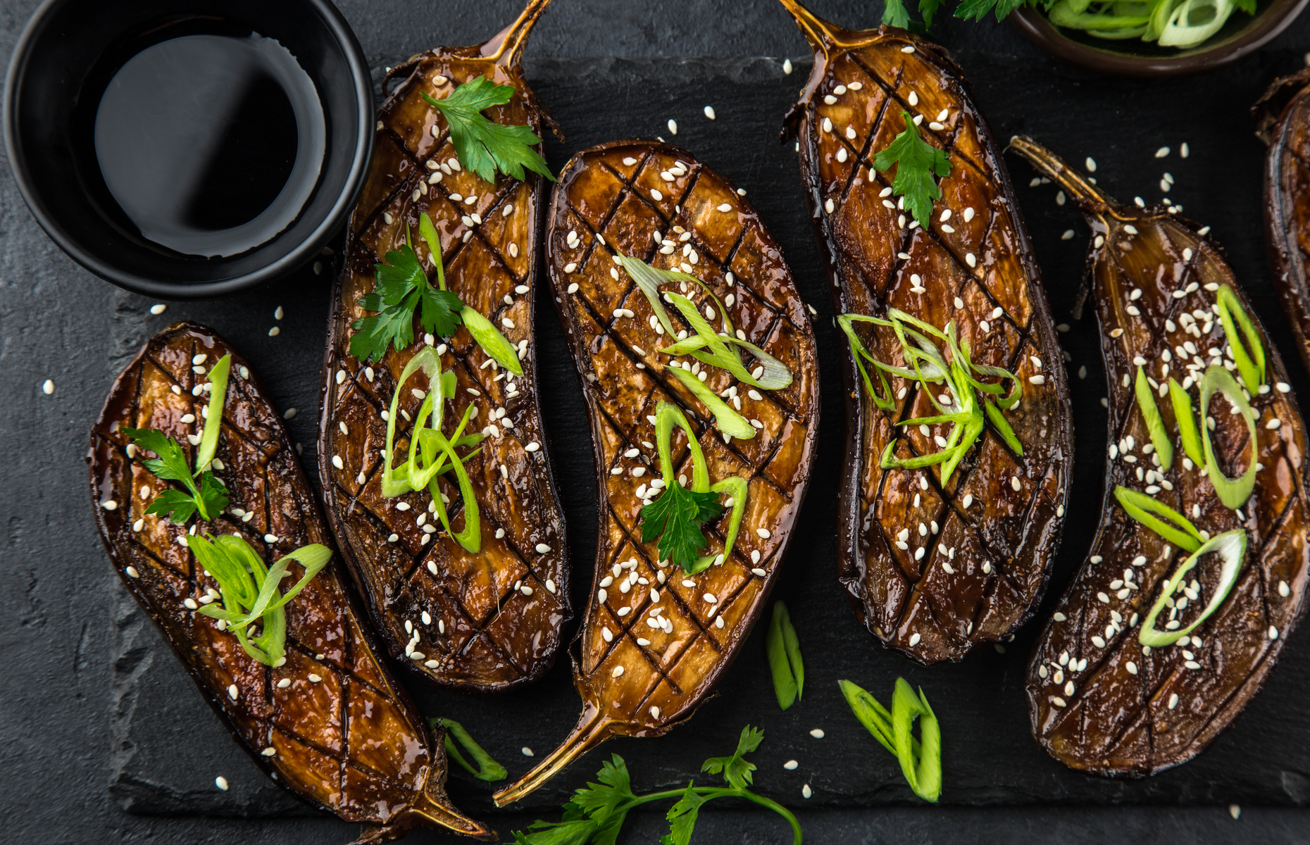 Miso aubergines