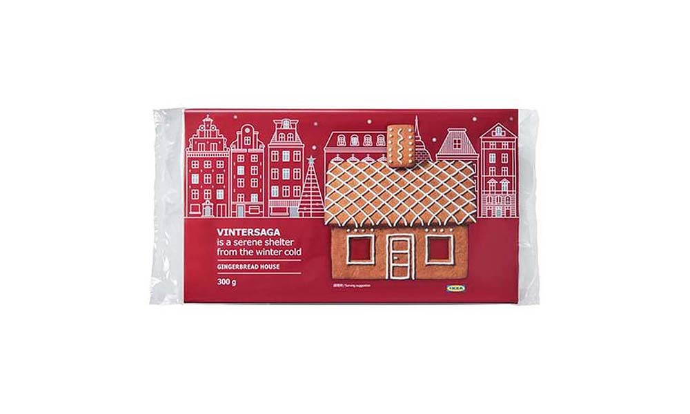 IKEA gingerbread house kit 2021