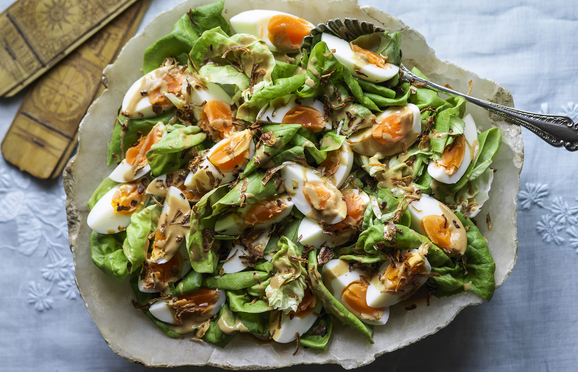 Egg and lettuce salad