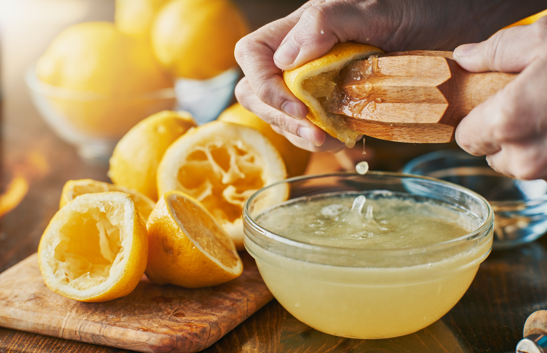 Juicing a lemon (Image: Joshua Resnick/Shutterstock)