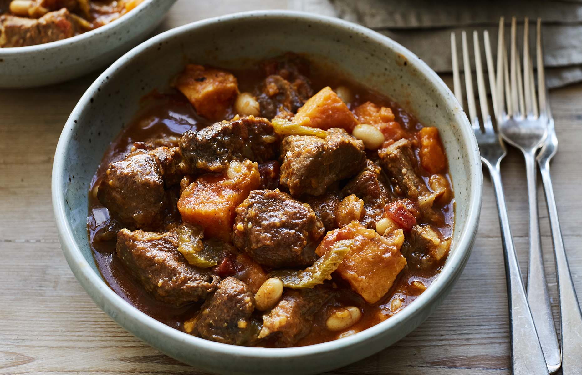 Mary Berry's braised lamb with sweet potato (Image: Simple comforts/BBC Books)