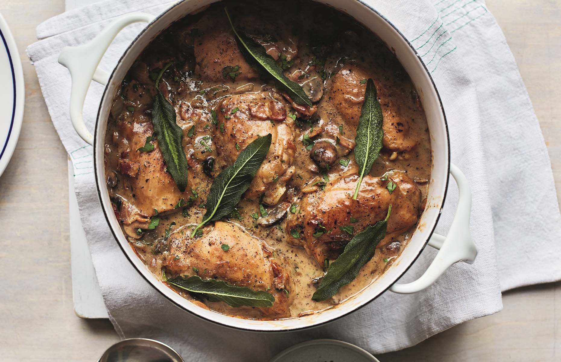 Mary Berry's chicken casserole (Image: Love to Cook/BBC Books)