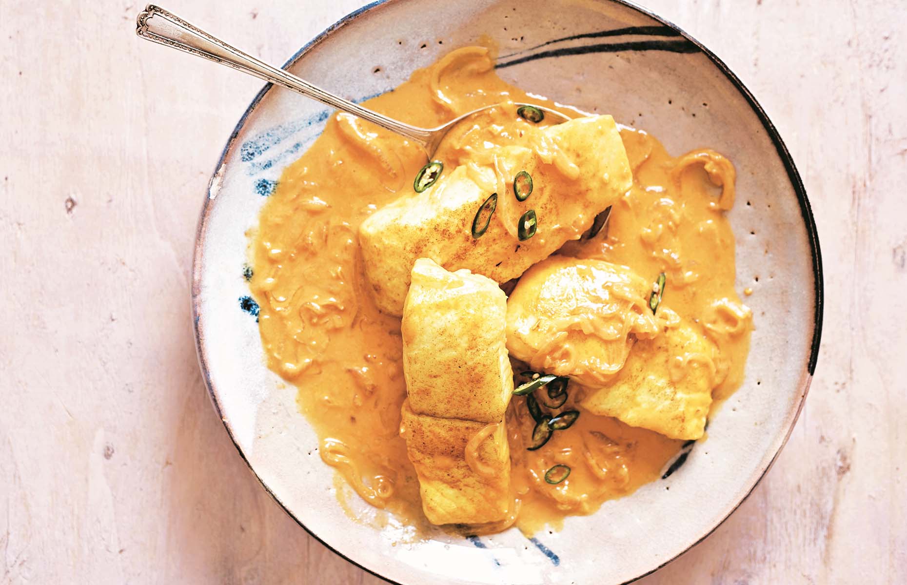 Coconut fish curry (Image: Asma's Indian Kitchen/Pavilion Foods)