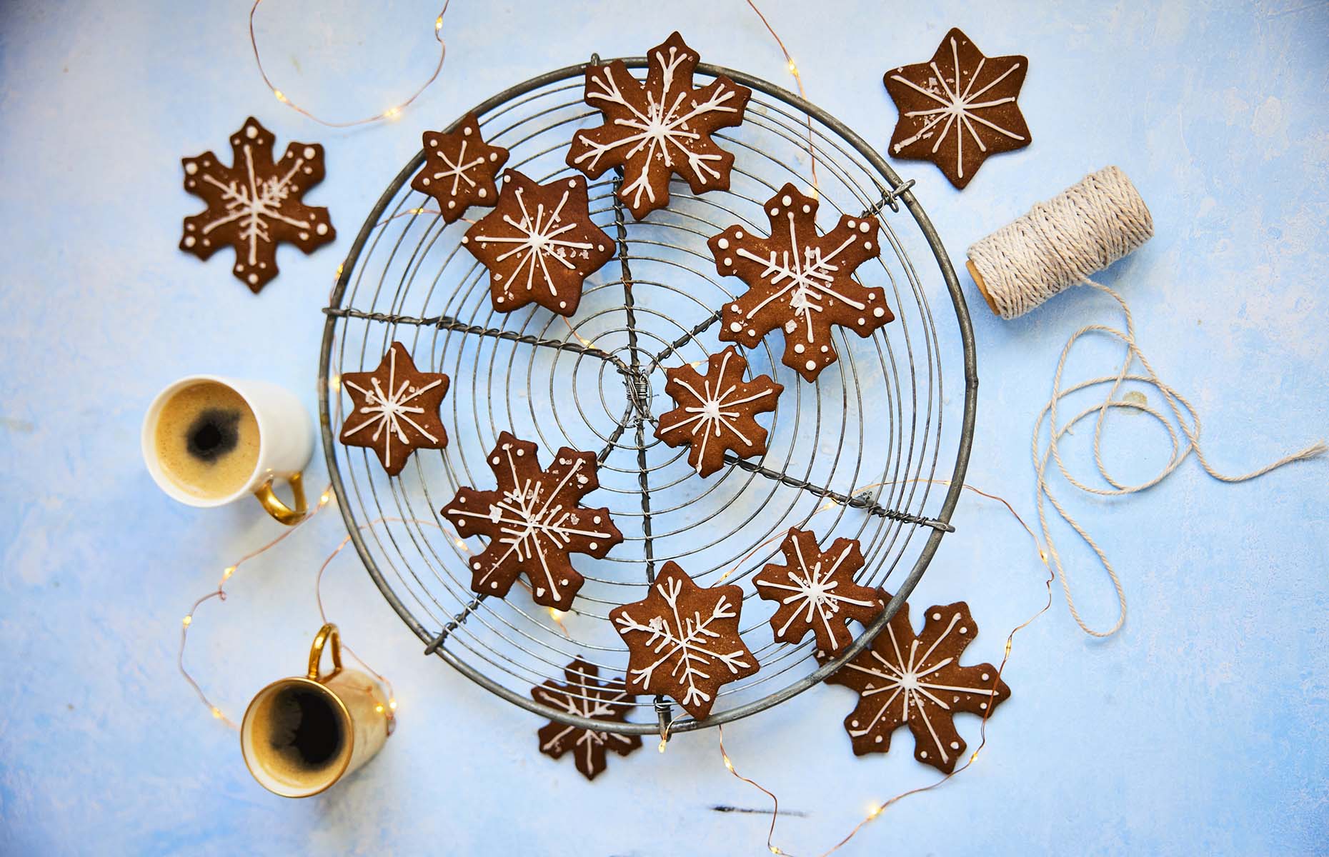Gingerbread Christmas cookies (Image: Maldon/loveFOOD)