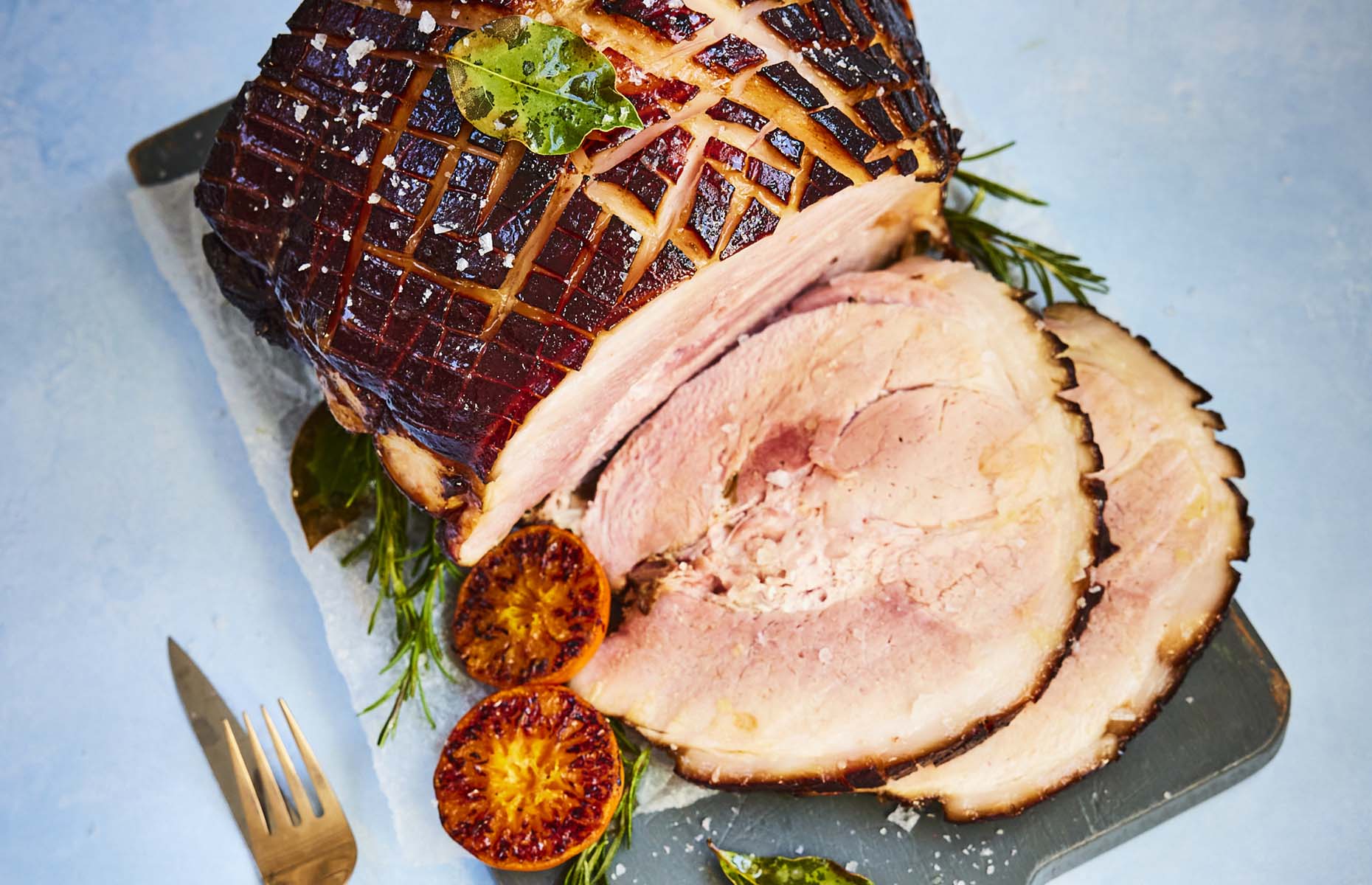 Rum-spiced ham (Image: Maldon/loveFOOD)