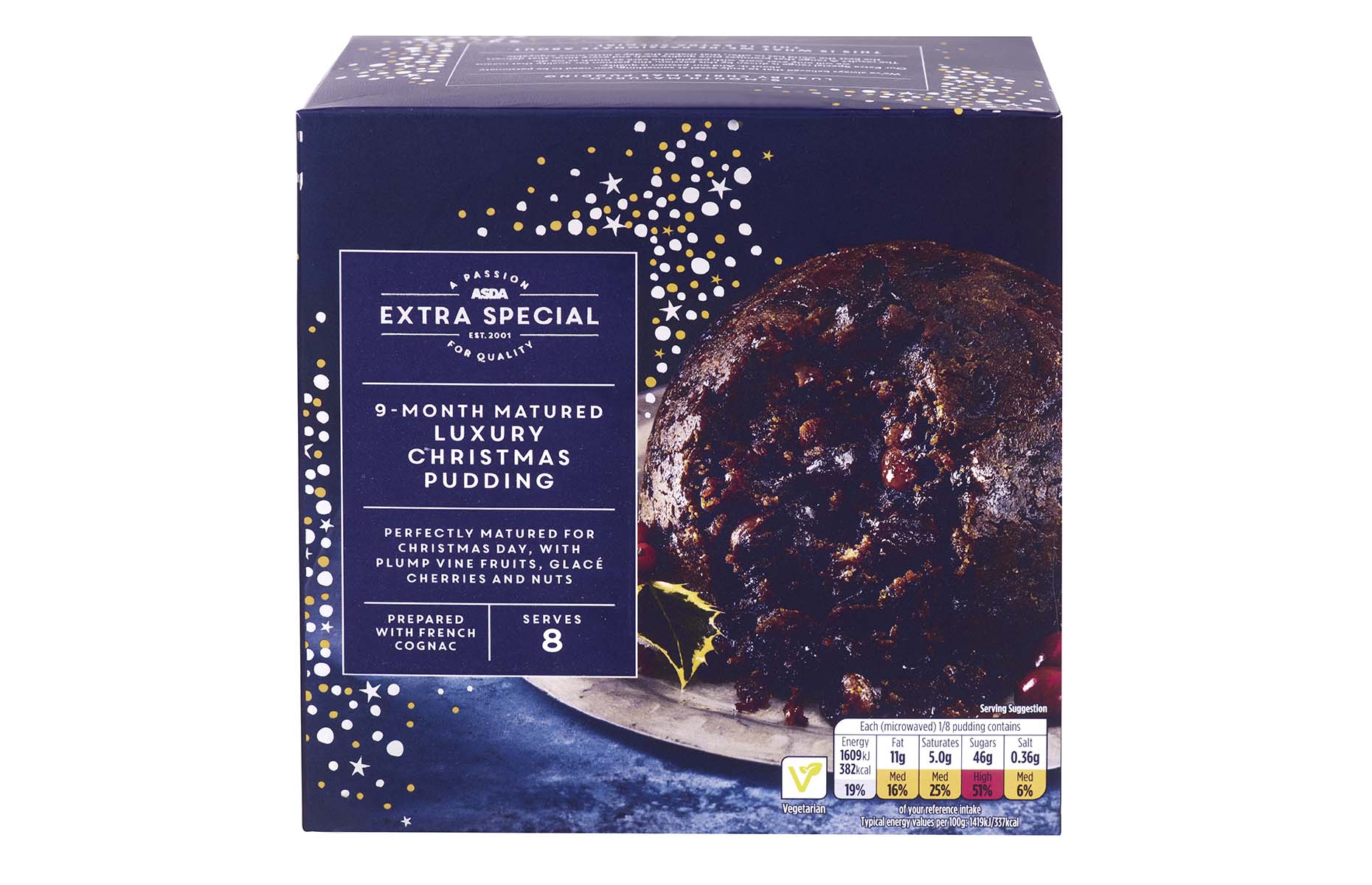 Asda Christmas pudding 2021